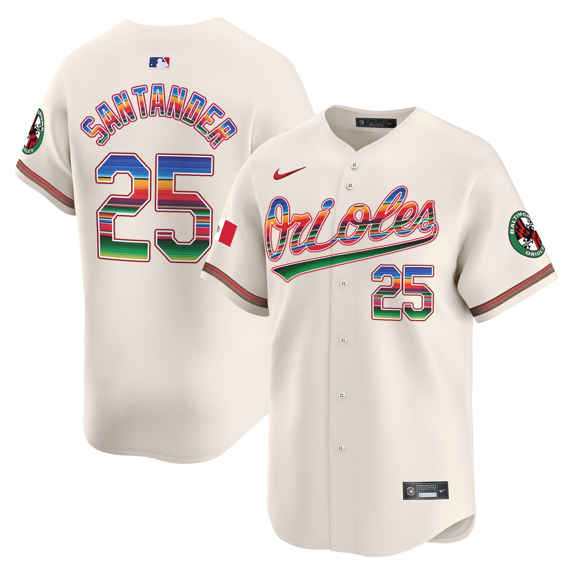 Men’s Baltimore Mexico Vapor Premier Limited Jersey