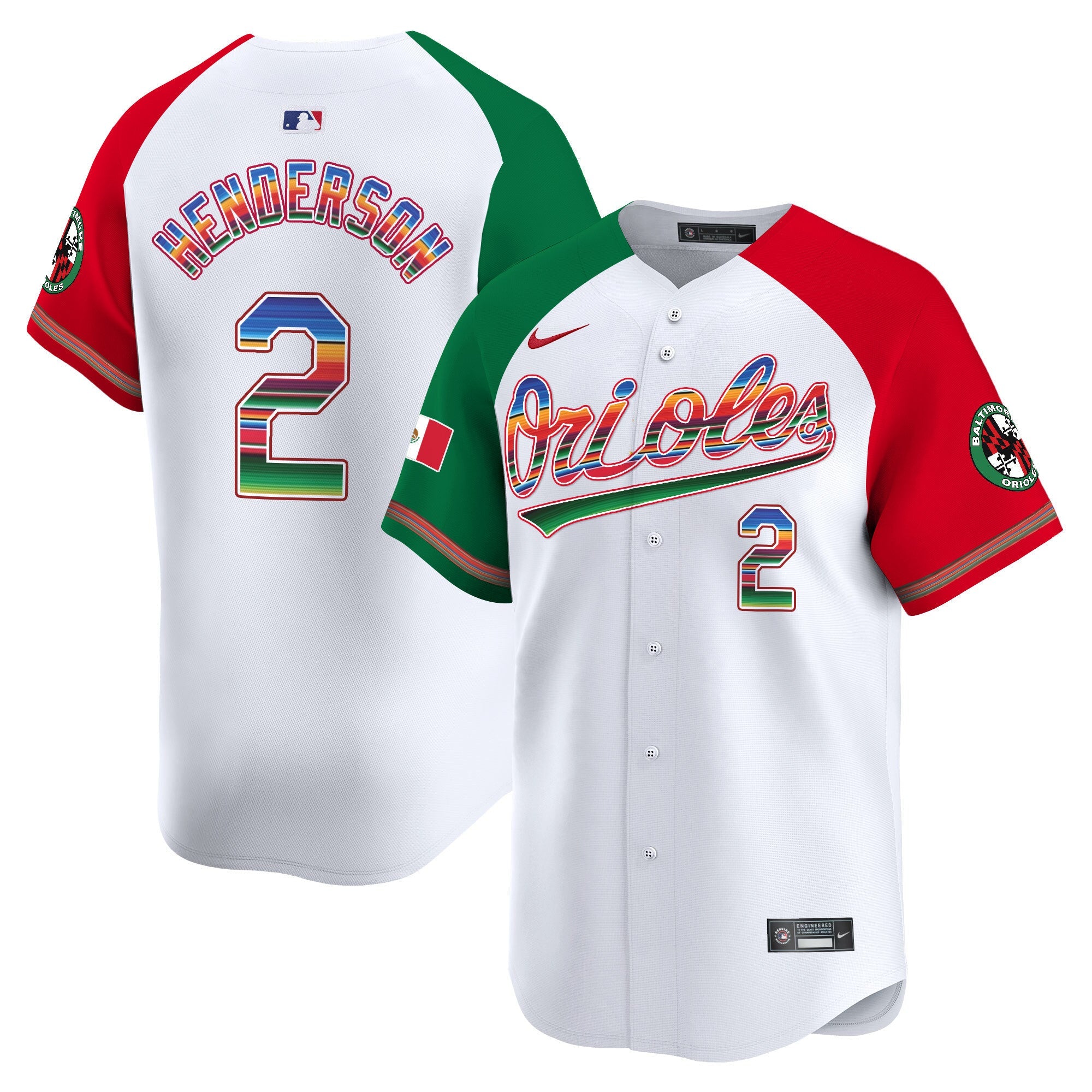 Men’s Baltimore Mexico Vapor Premier Limited Jersey