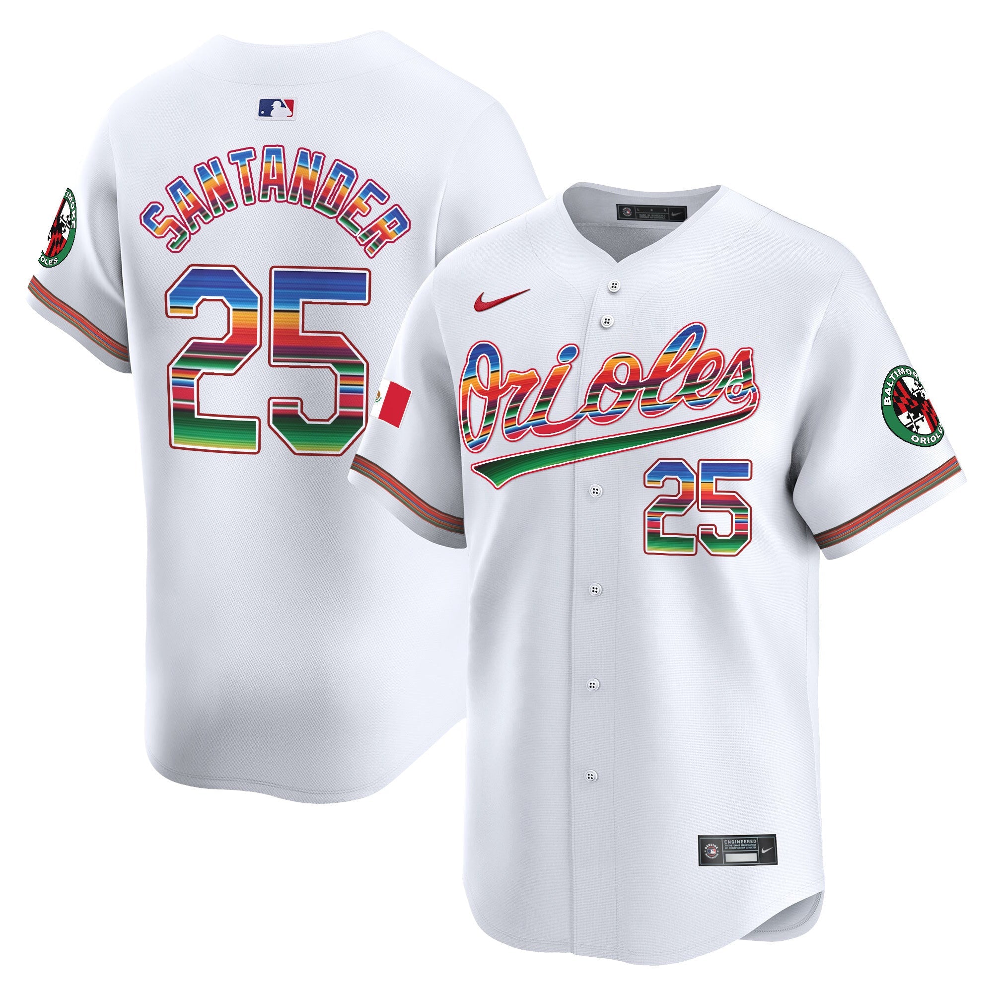 Men’s Baltimore Mexico Vapor Premier Limited Jersey