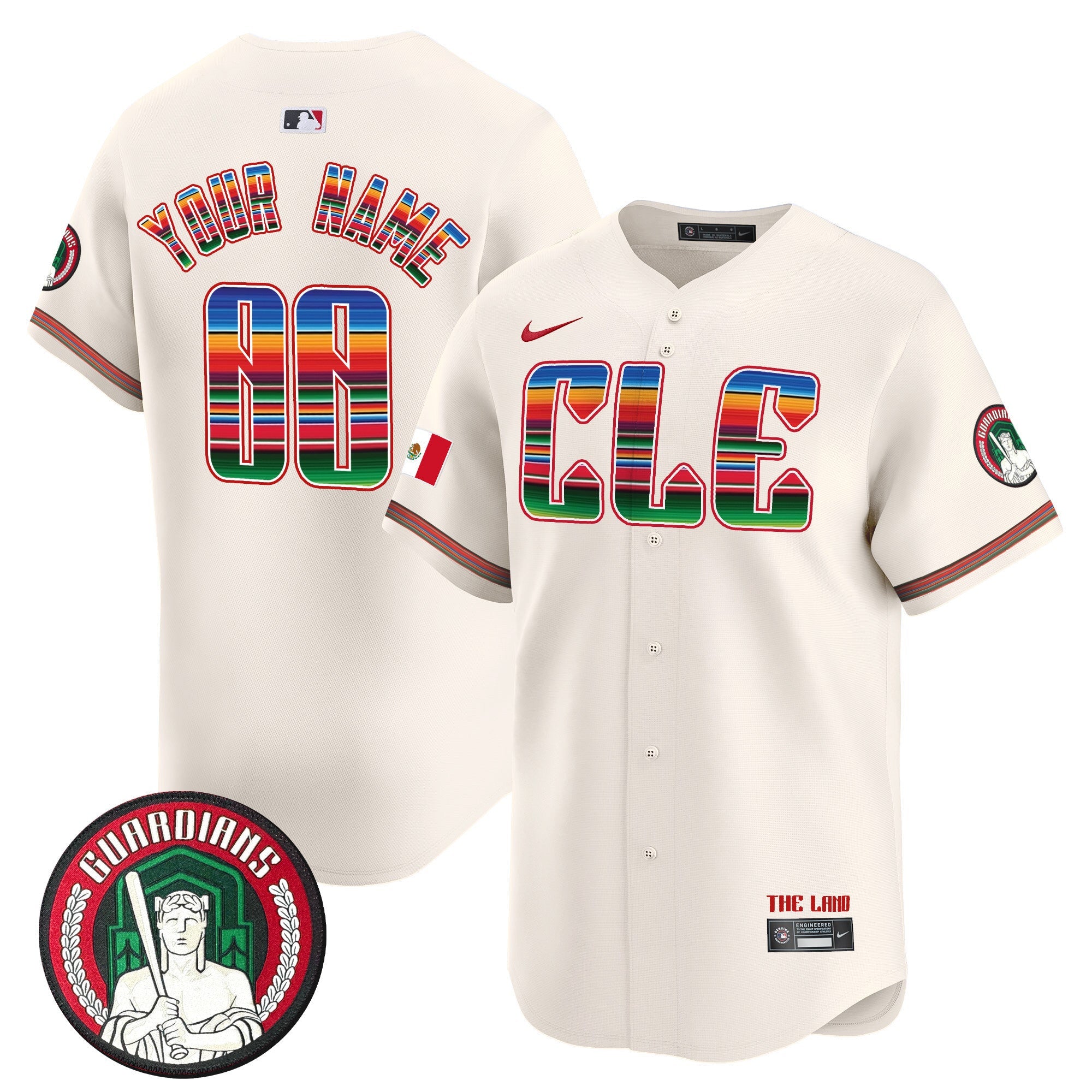 Cleveland Mexico Vapor Premier Limited Custom Jersey