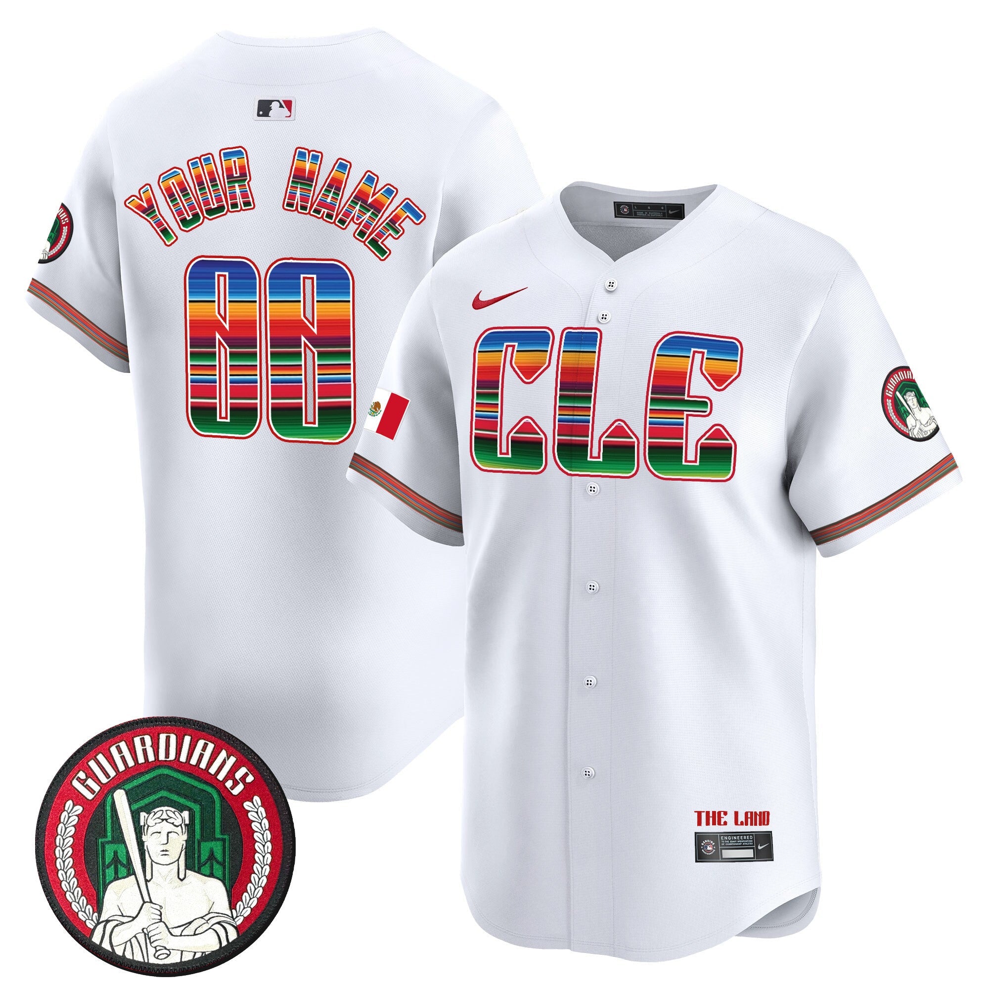 Cleveland Mexico Vapor Premier Limited Custom Jersey