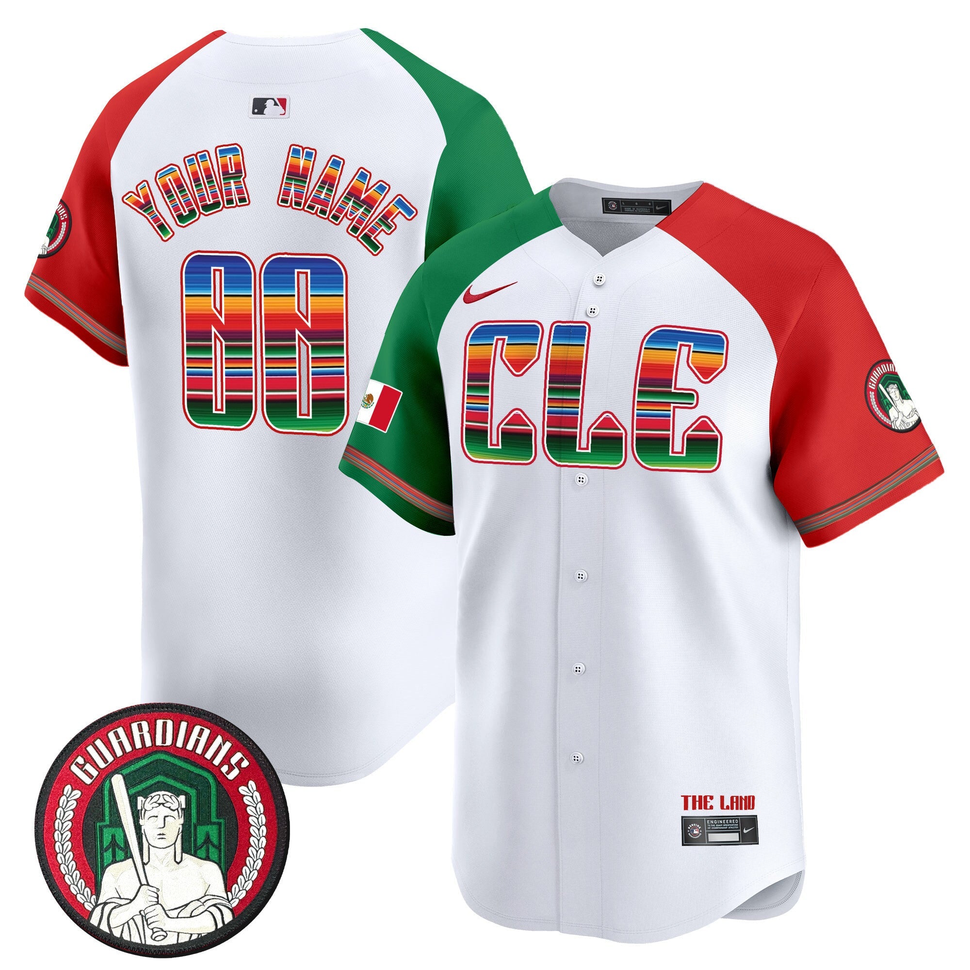 Cleveland Mexico Vapor Premier Limited Custom Jersey