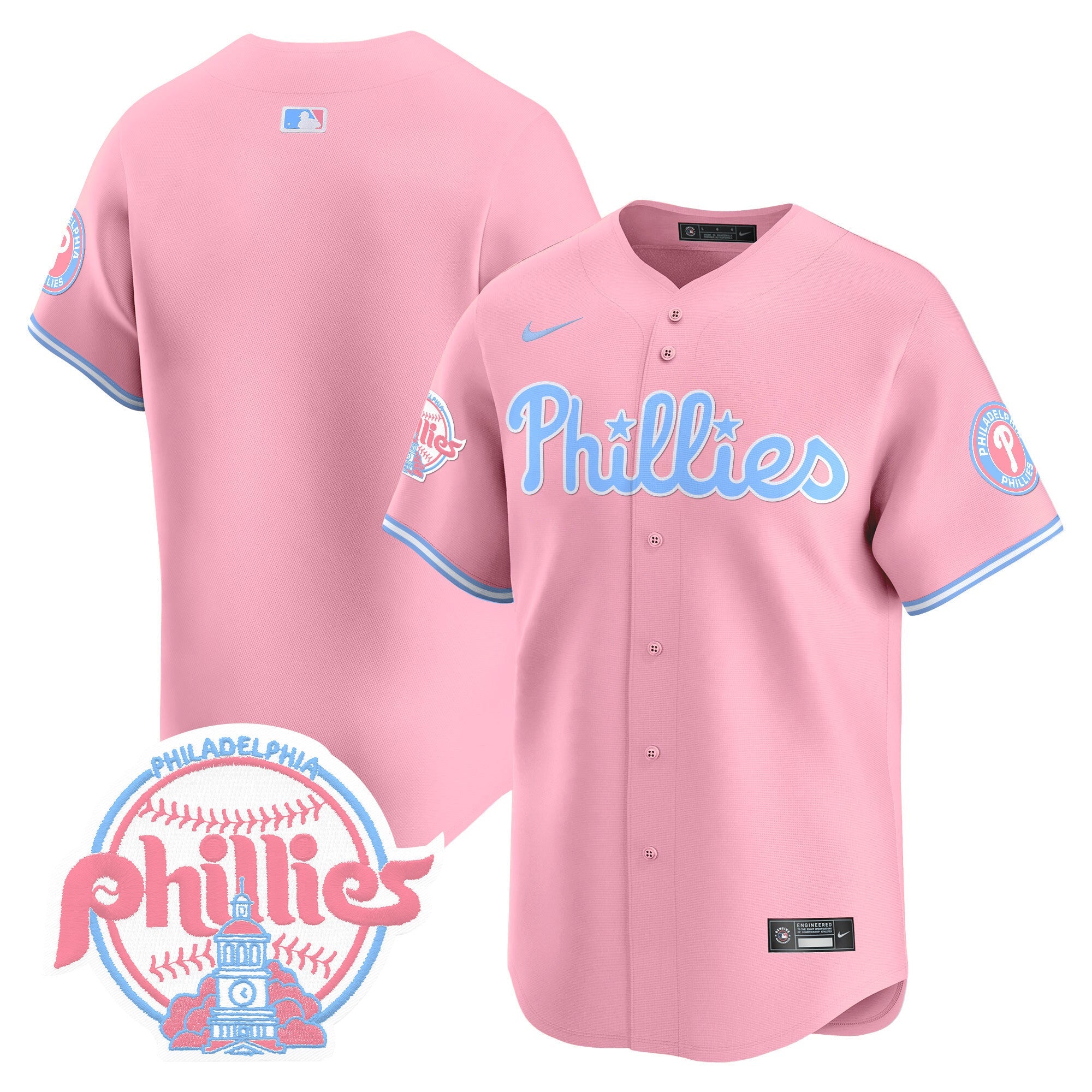 Unisex Bubblegum Pink Vapor Premier Limited Jersey V2