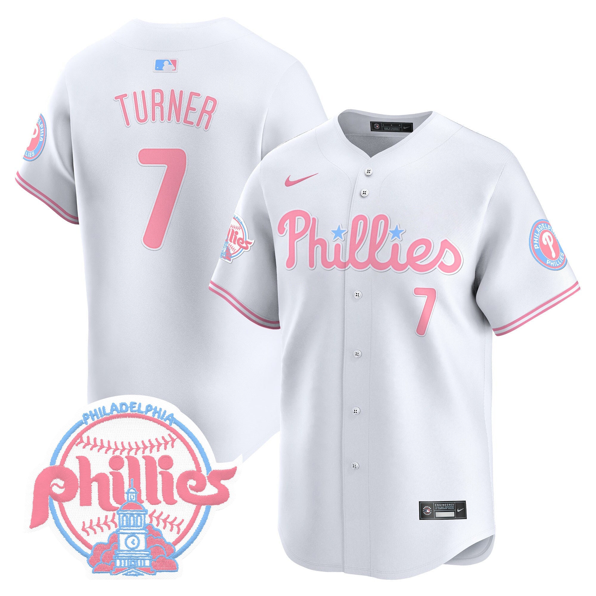 Unisex Bubblegum Pink Vapor Premier Limited Jersey V2
