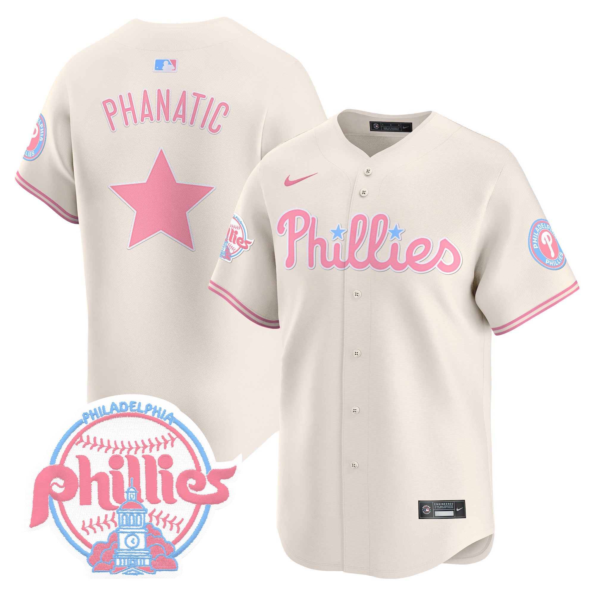 Unisex Bubblegum Pink Vapor Premier Limited Jersey V2
