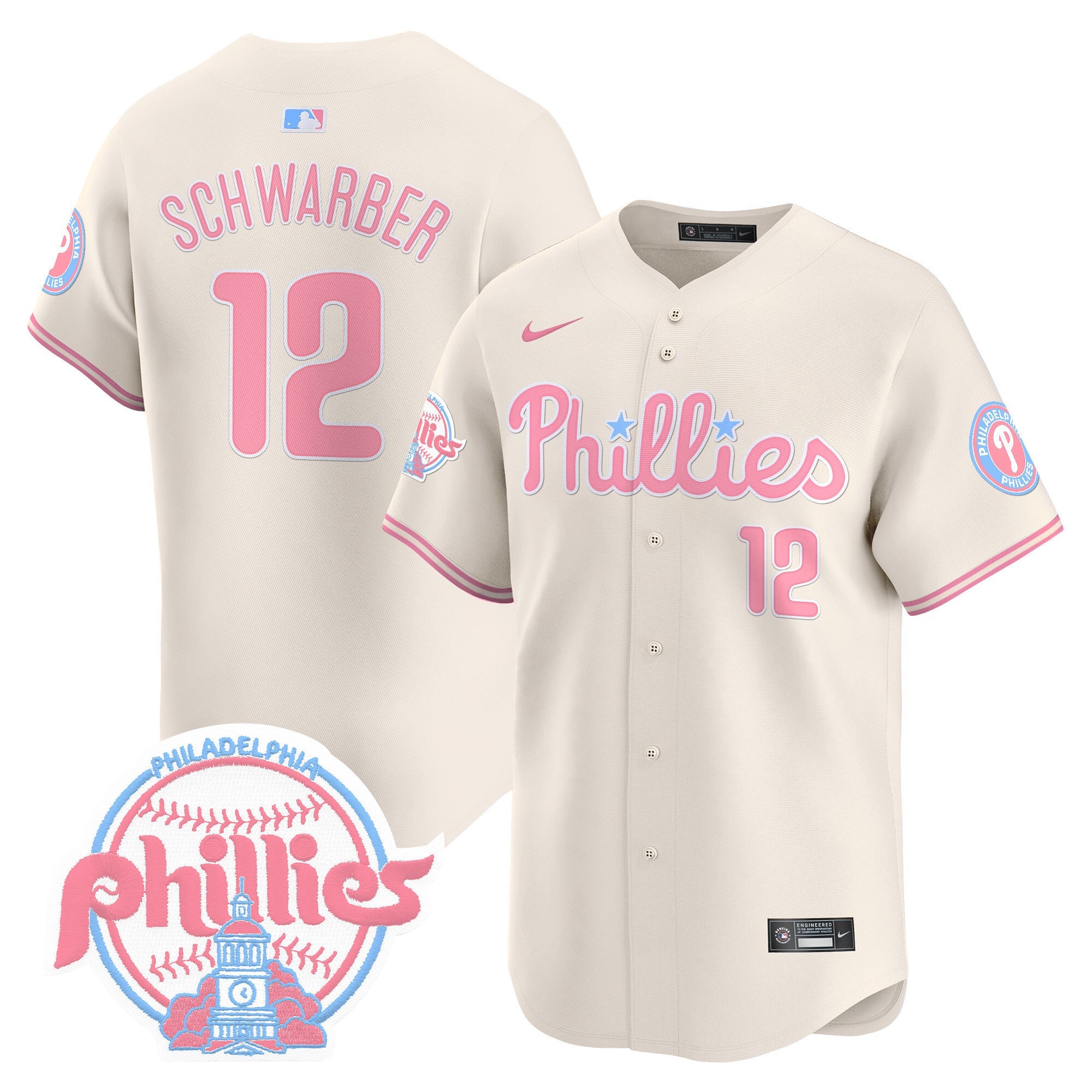 Unisex Bubblegum Pink Vapor Premier Limited Jersey V2