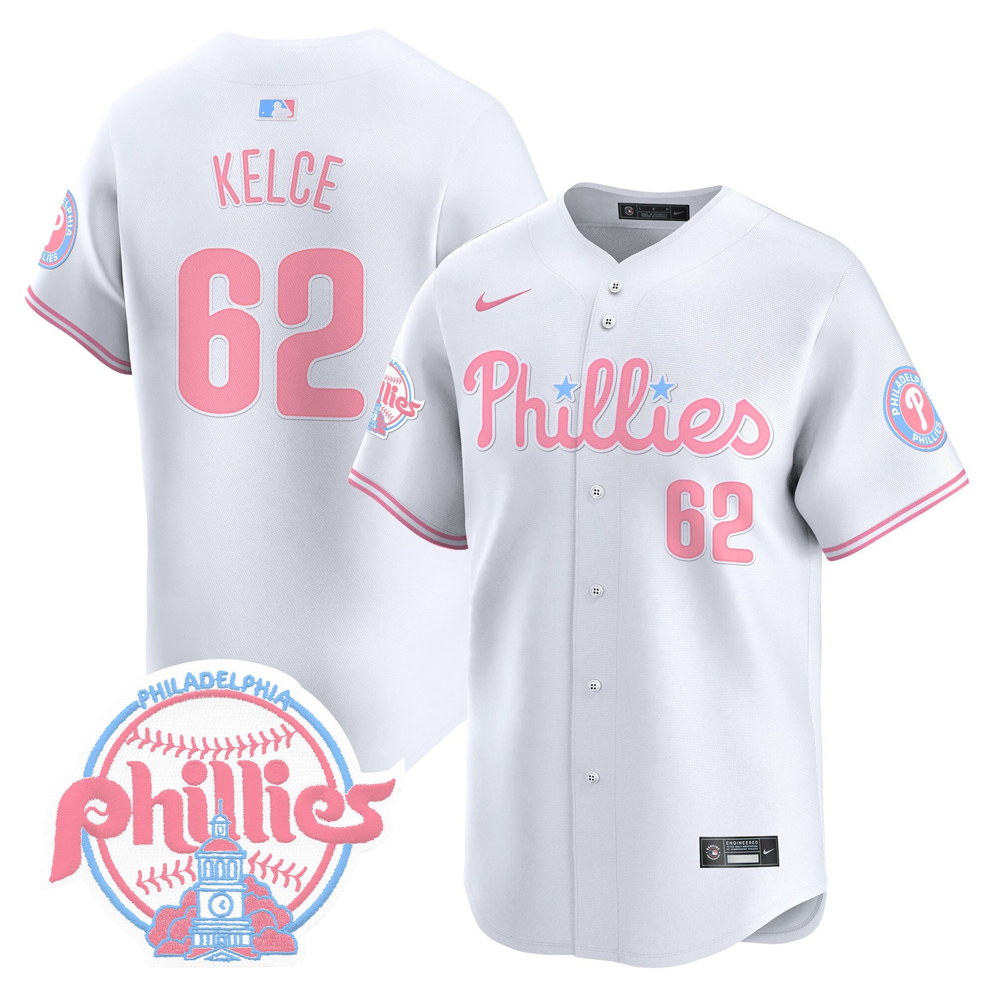 Unisex Bubblegum Pink Vapor Premier Limited Jersey V2