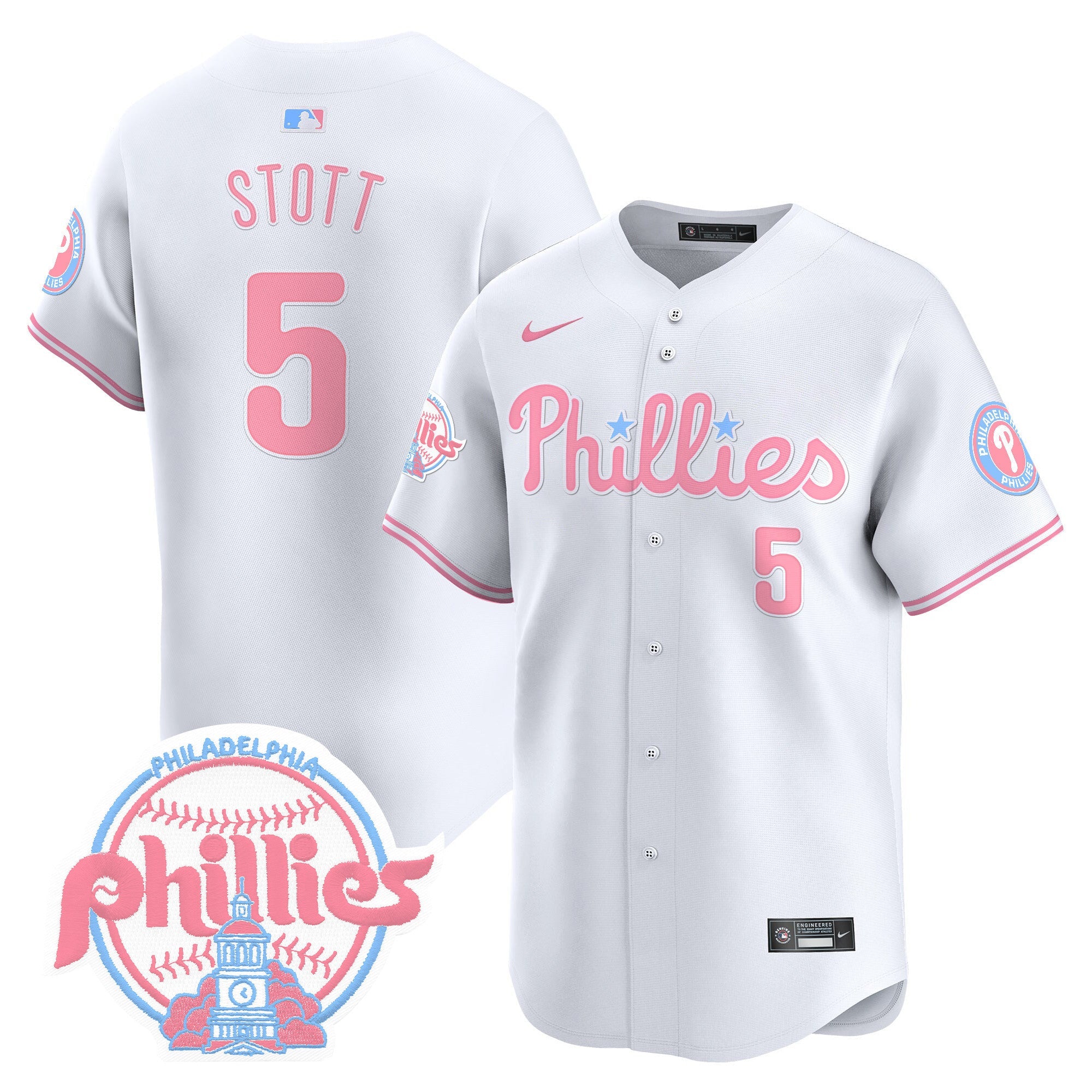 Unisex Bubblegum Pink Vapor Premier Limited Jersey V2