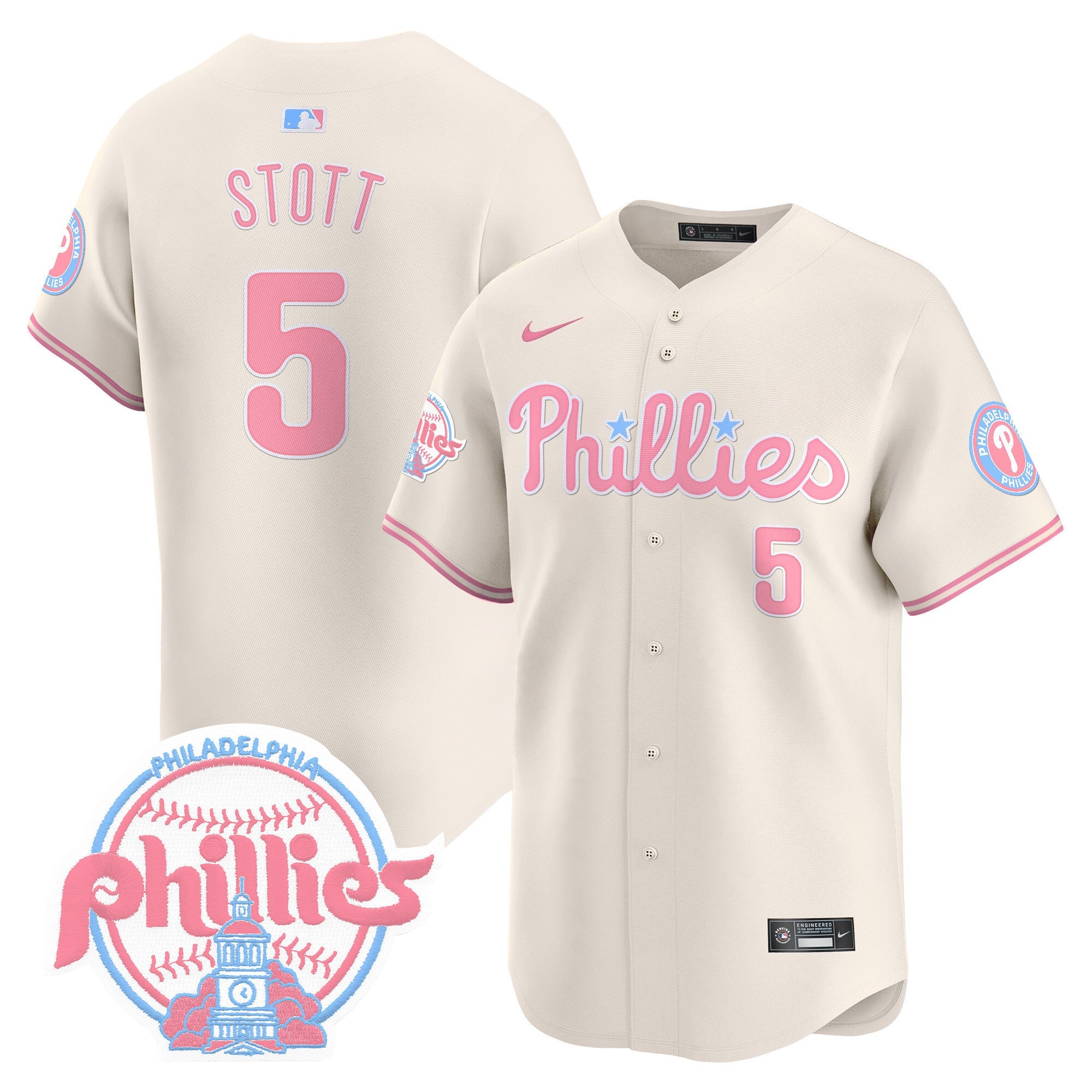 Unisex Bubblegum Pink Vapor Premier Limited Jersey V2