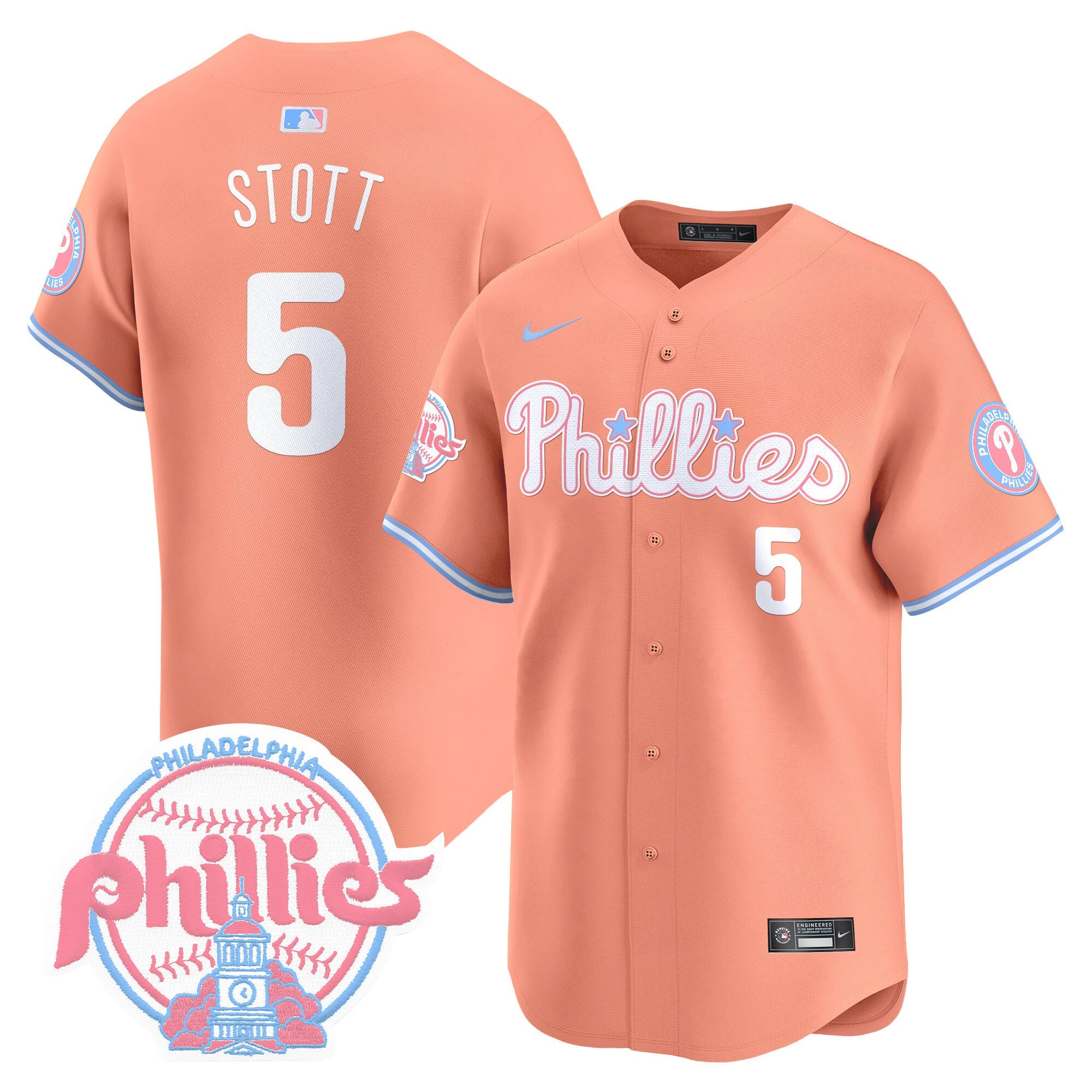 Unisex Bubblegum Pink Vapor Premier Limited Jersey V2