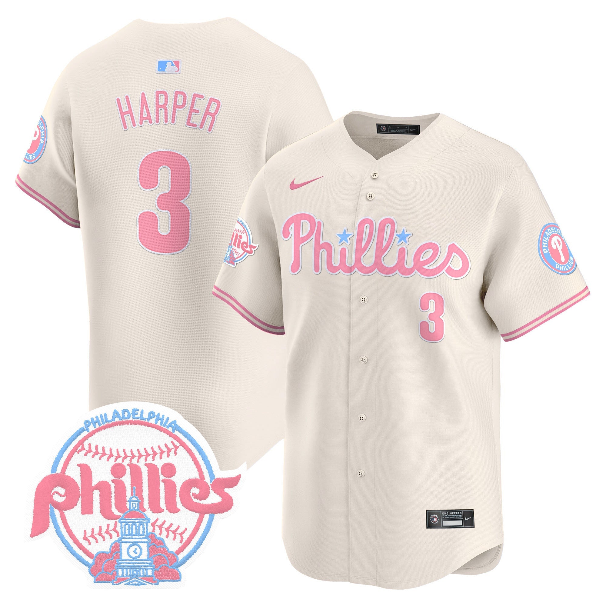Unisex Bubblegum Pink Vapor Premier Limited Jersey V2
