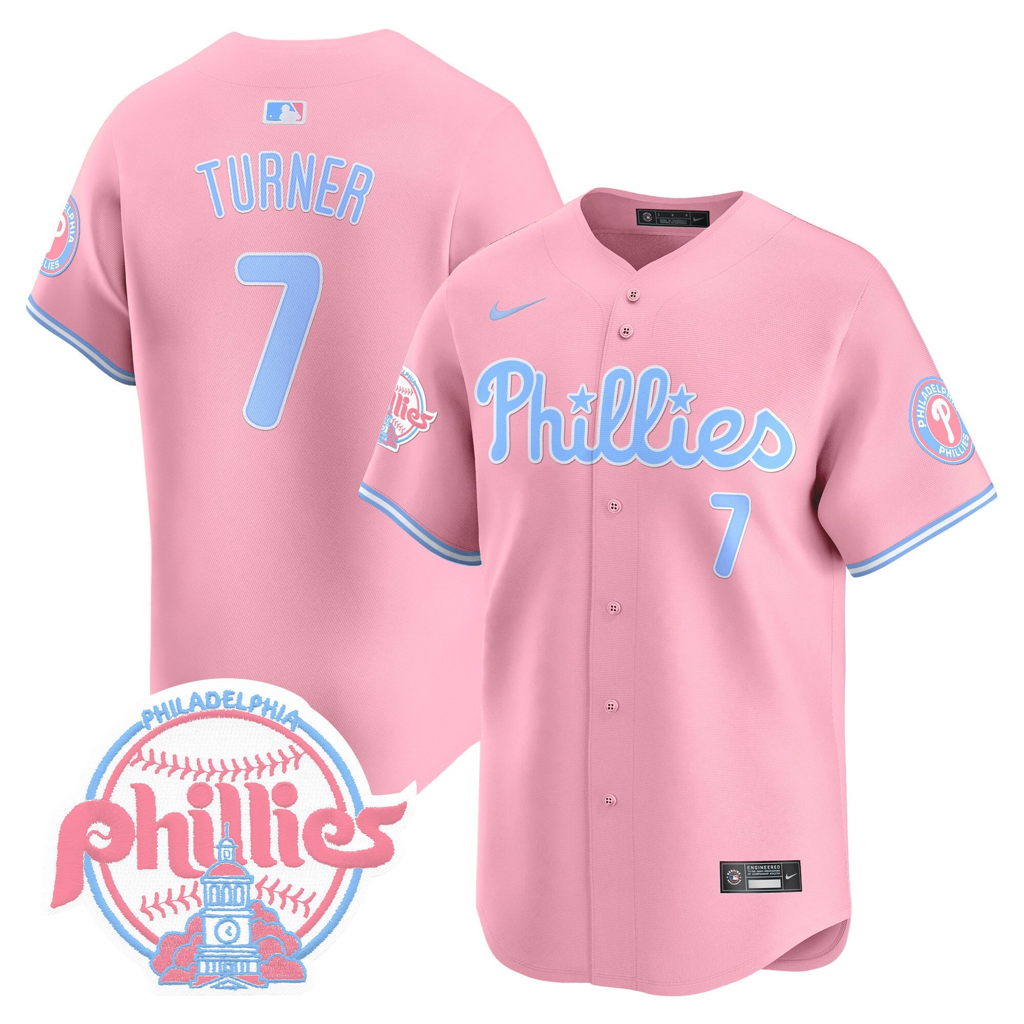 Unisex Bubblegum Pink Vapor Premier Limited Jersey V2