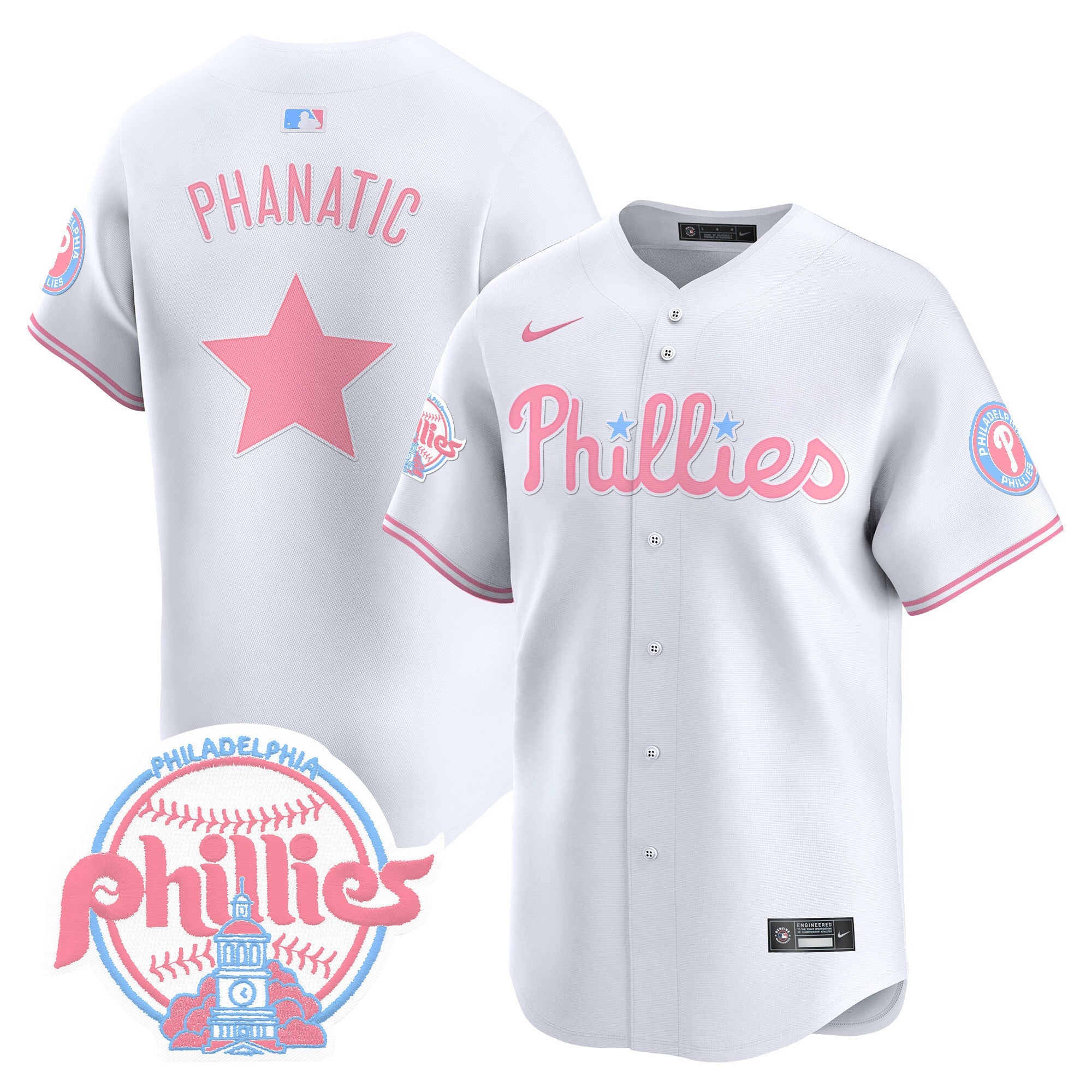 Unisex Bubblegum Pink Vapor Premier Limited Jersey V2
