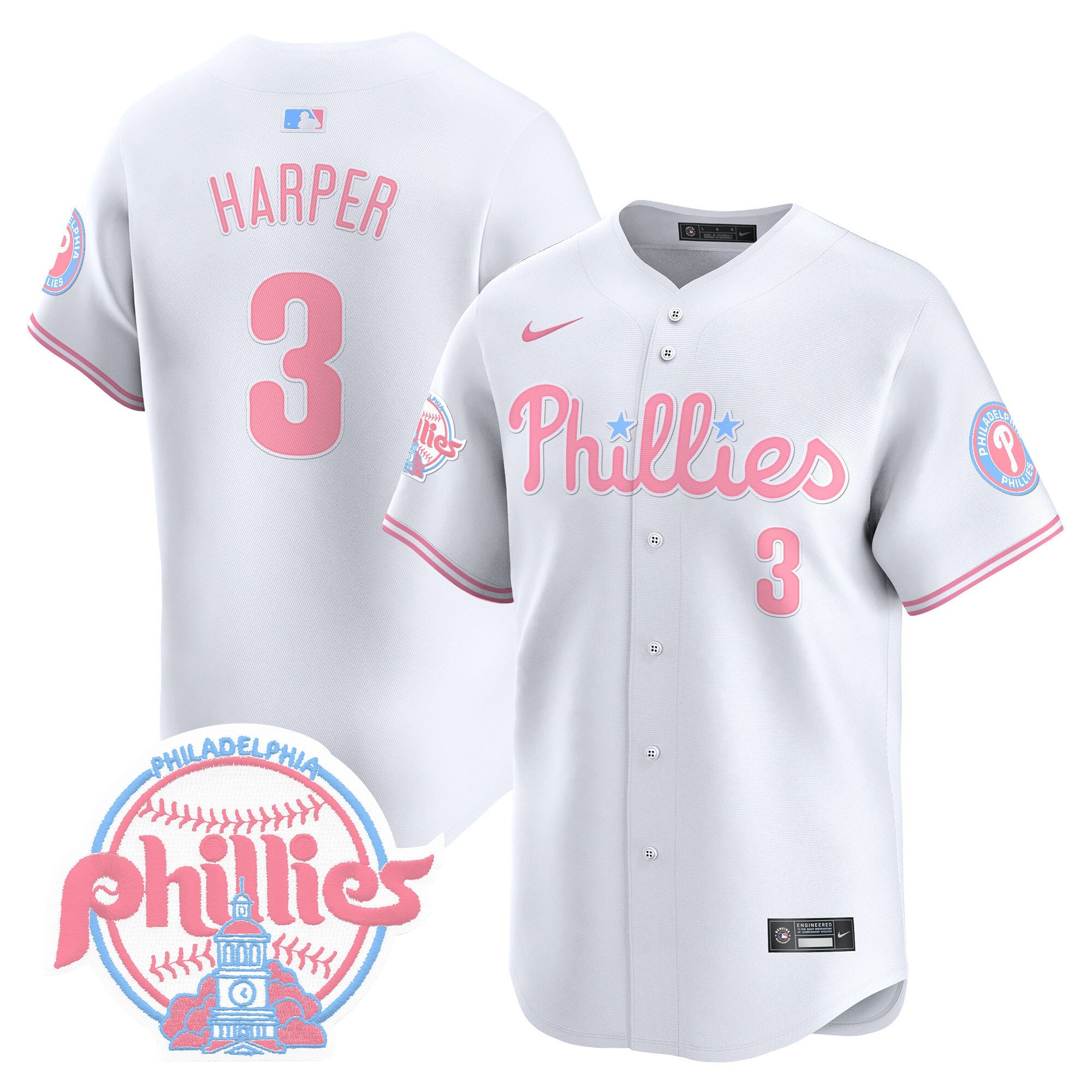 Unisex Bubblegum Pink Vapor Premier Limited Jersey V2