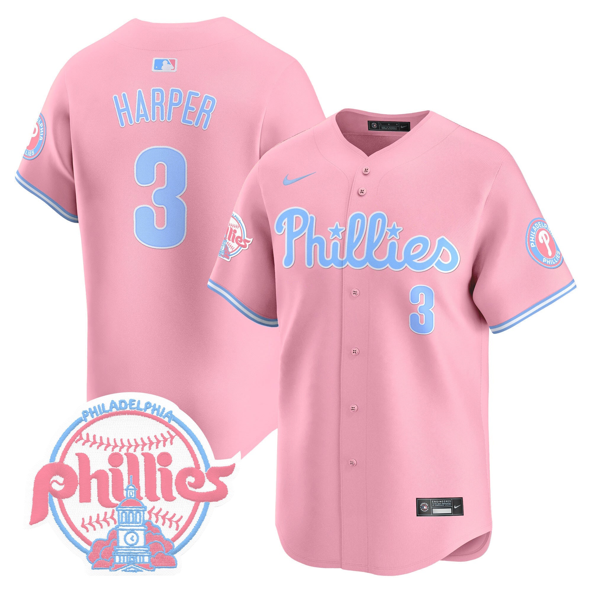 Unisex Bubblegum Pink Vapor Premier Limited Jersey V2