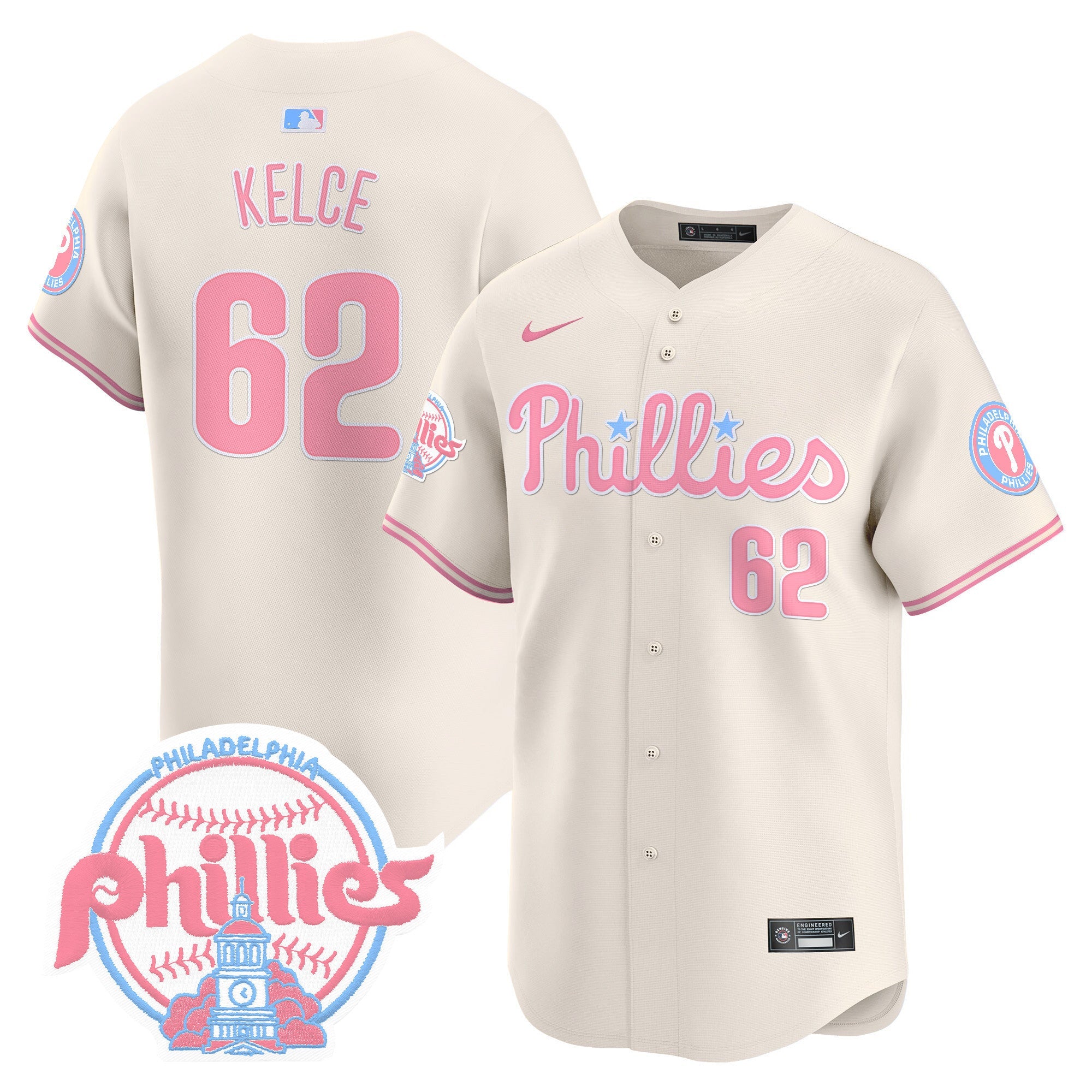 Unisex Bubblegum Pink Vapor Premier Limited Jersey V2