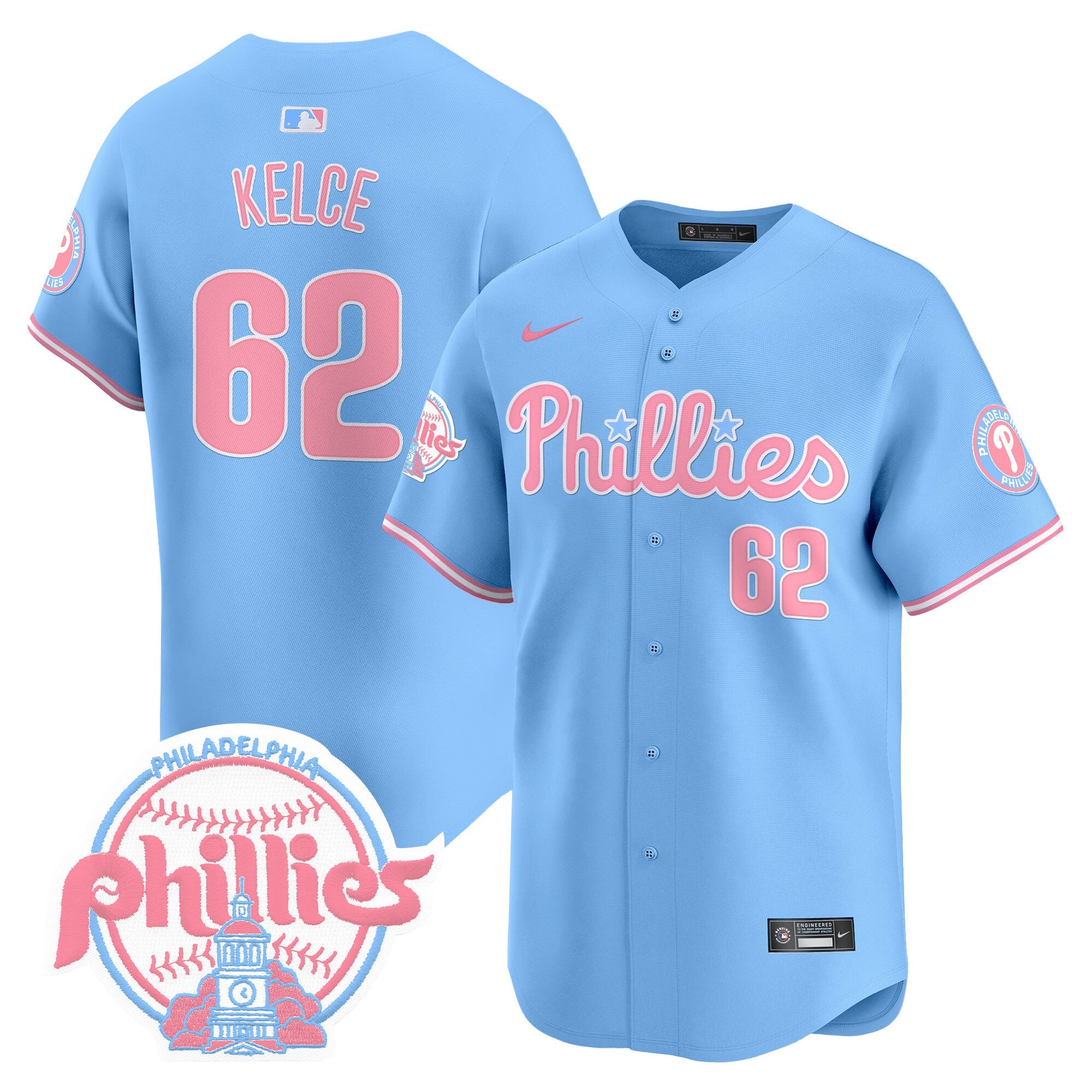 Unisex Bubblegum Pink Vapor Premier Limited Jersey V2