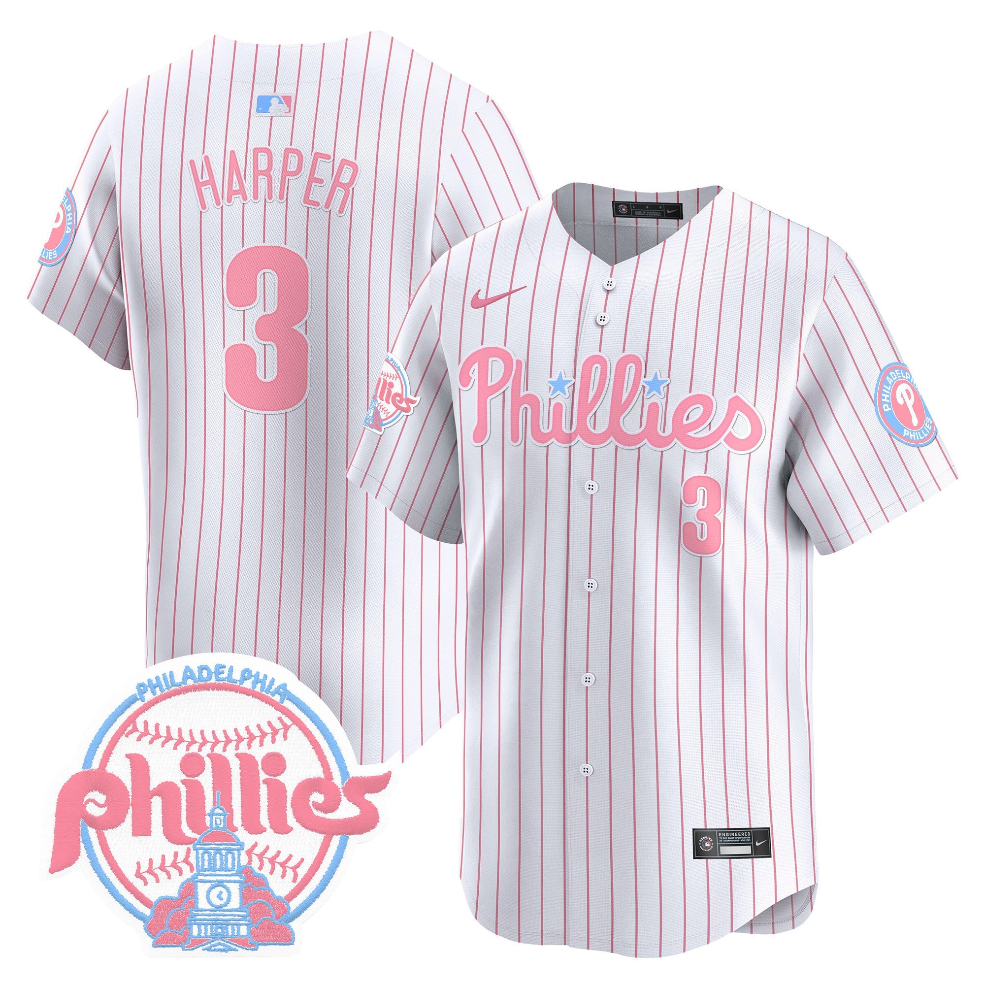 Unisex Bubblegum Pink Vapor Premier Limited Jersey V2