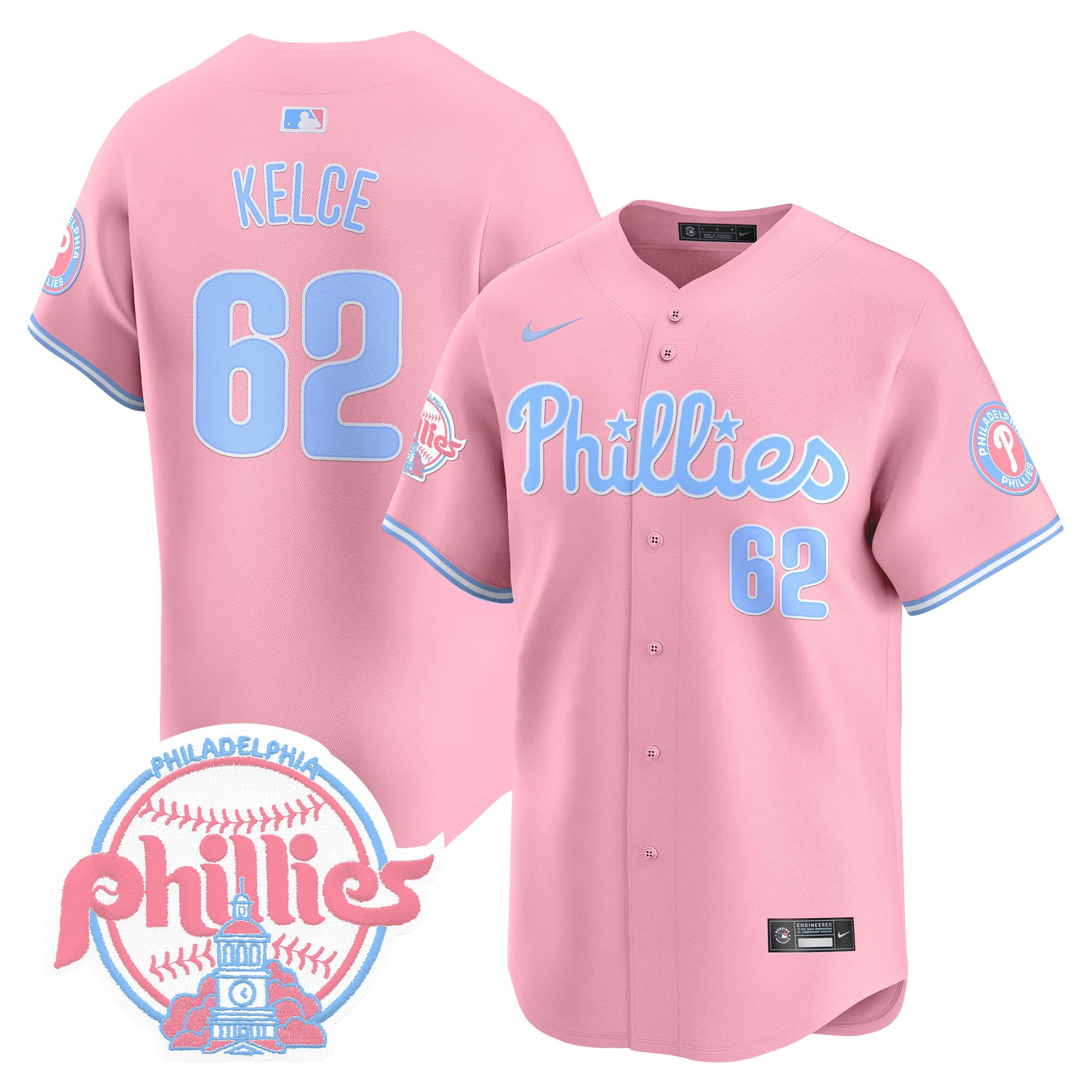 Unisex Bubblegum Pink Vapor Premier Limited Jersey V2