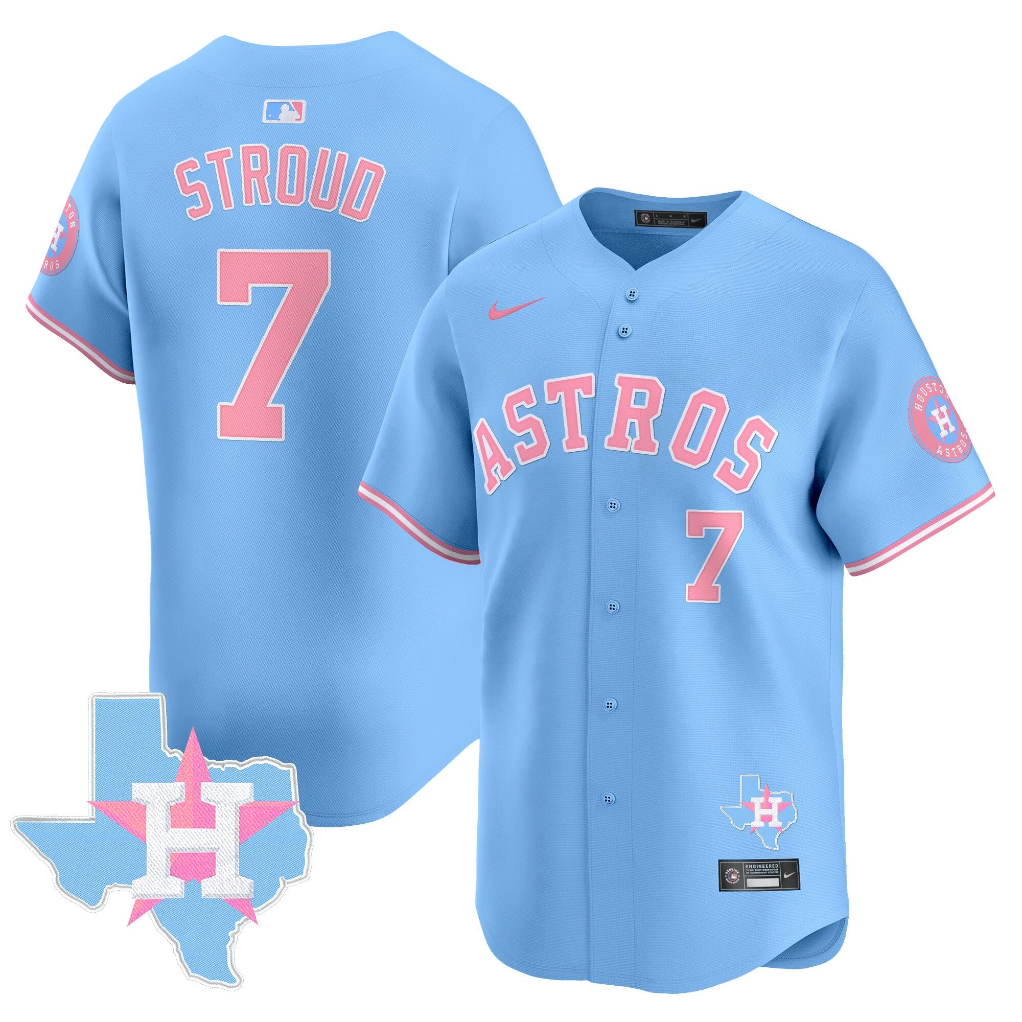 Unisex Bubblegum Pink Vapor Premier Limited Jersey