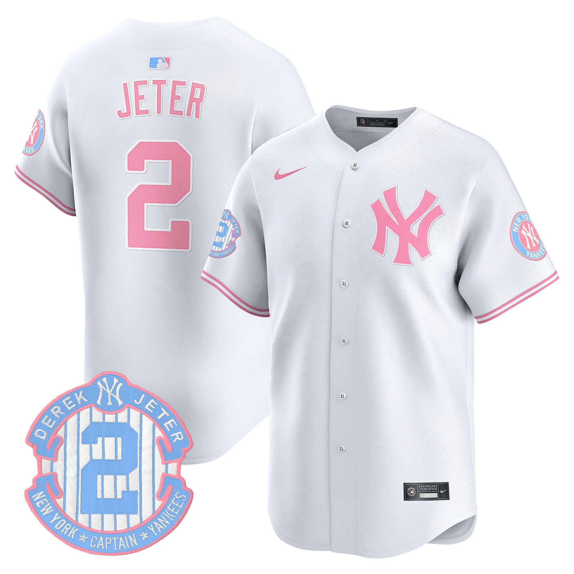 Unisex New York Bubblegum Pink Vapor Premier Limited Jersey