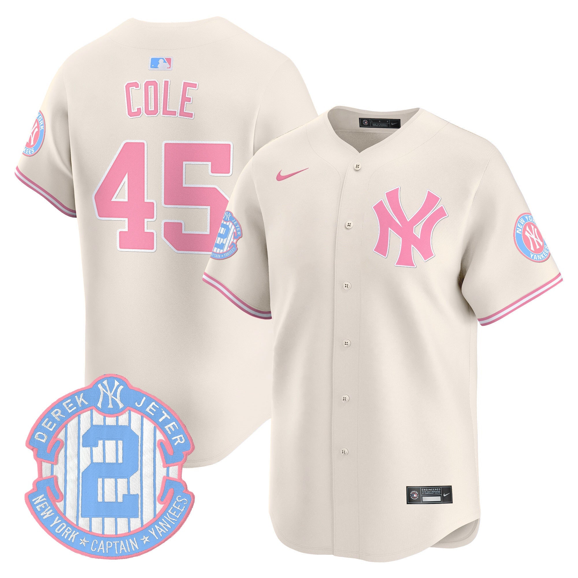 Unisex New York Bubblegum Pink Vapor Premier Limited Jersey