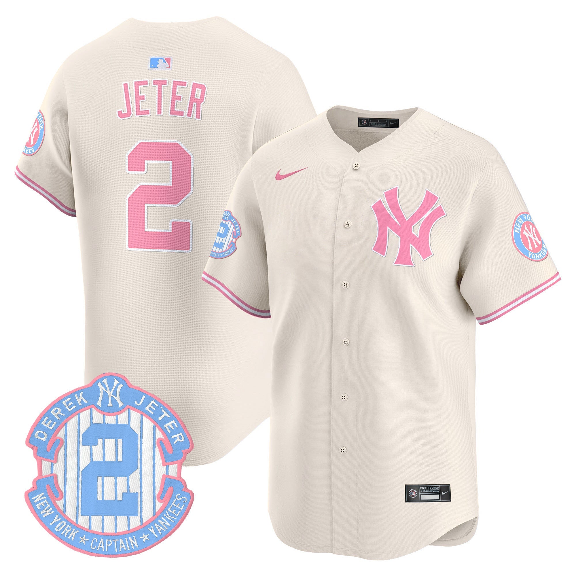 Unisex New York Bubblegum Pink Vapor Premier Limited Jersey