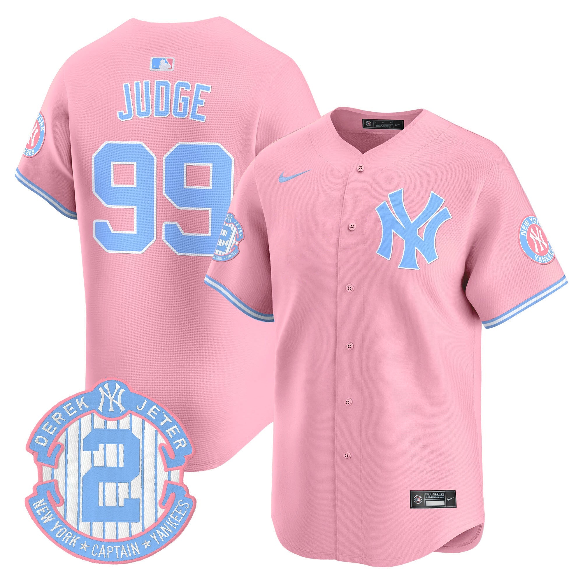 Unisex New York Bubblegum Pink Vapor Premier Limited Jersey