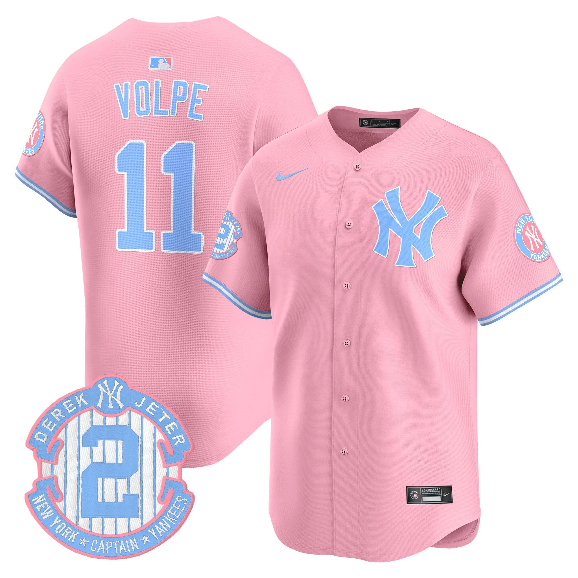 Unisex New York Bubblegum Pink Vapor Premier Limited Jersey