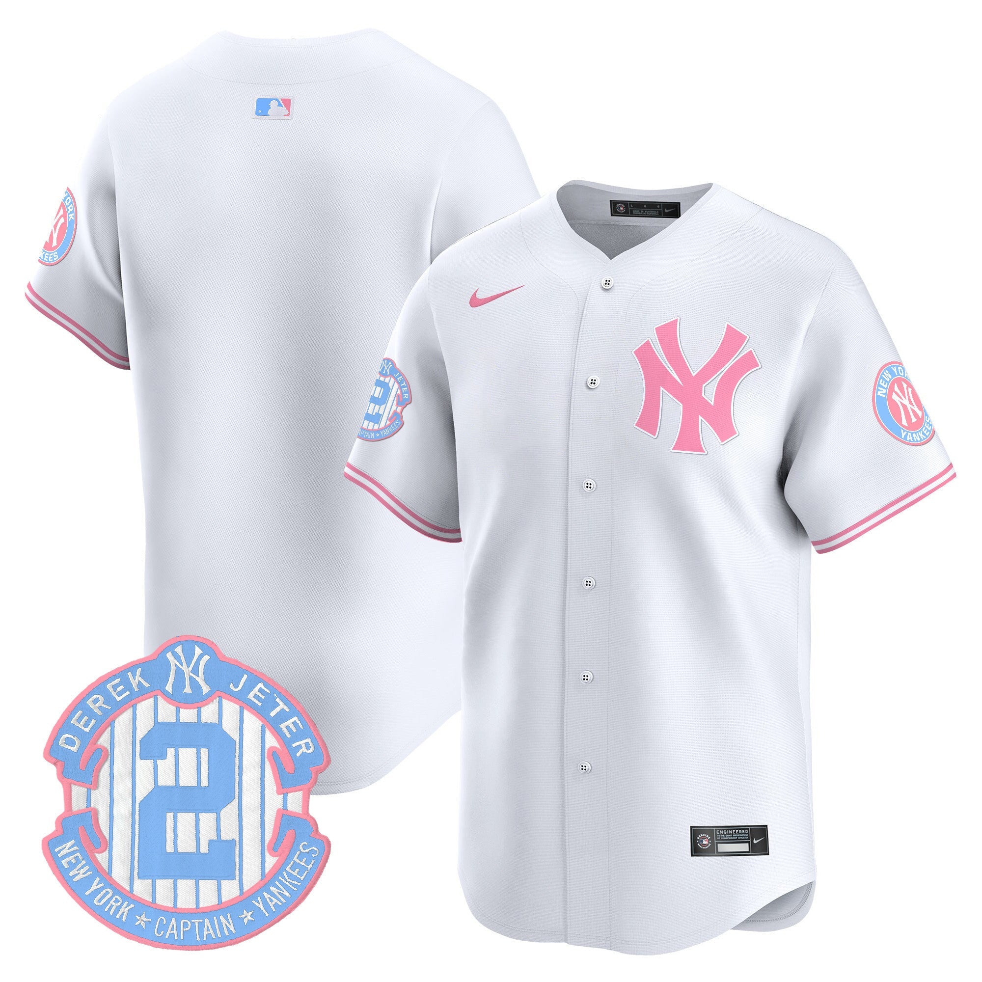 Unisex New York Bubblegum Pink Vapor Premier Limited Jersey