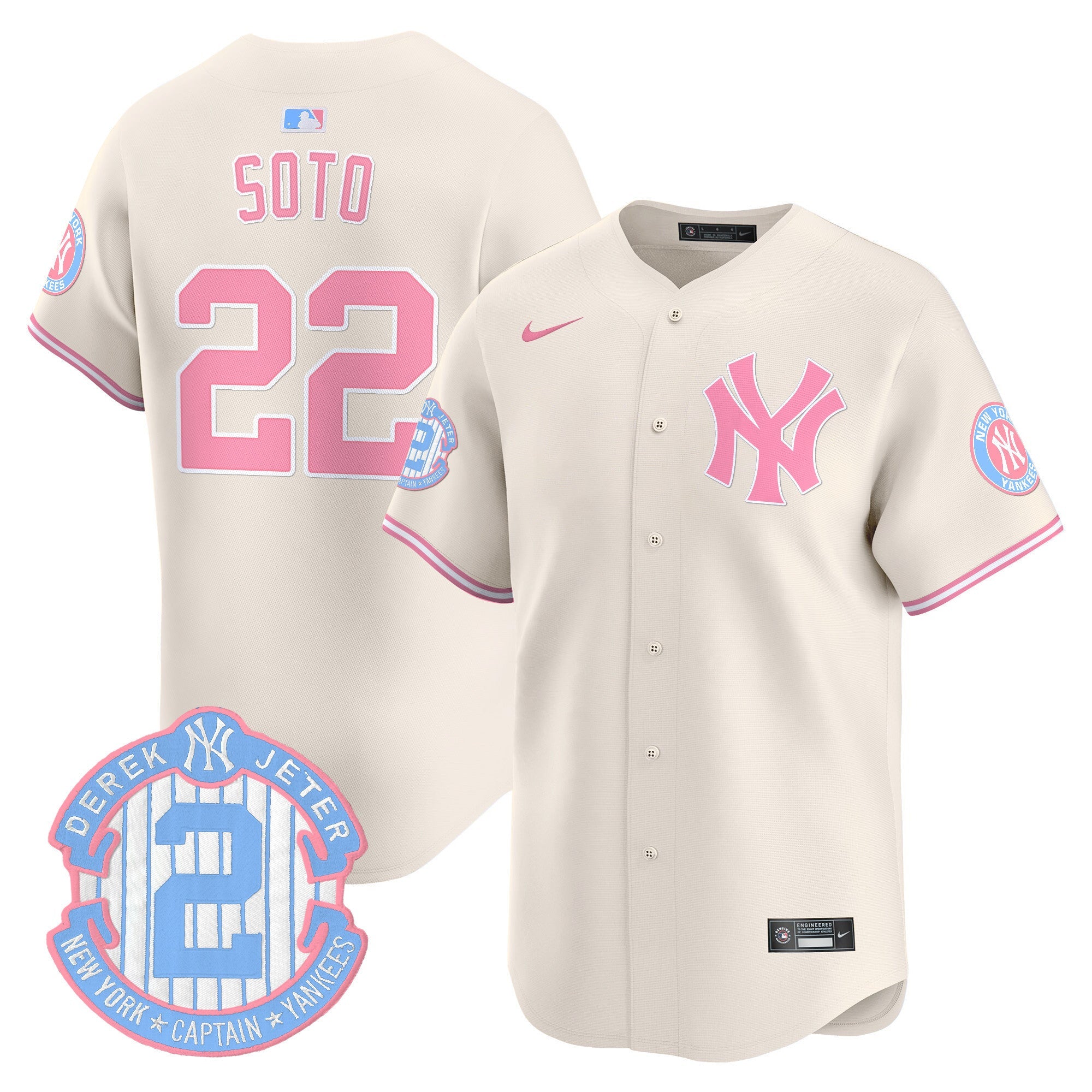 Unisex New York Bubblegum Pink Vapor Premier Limited Jersey