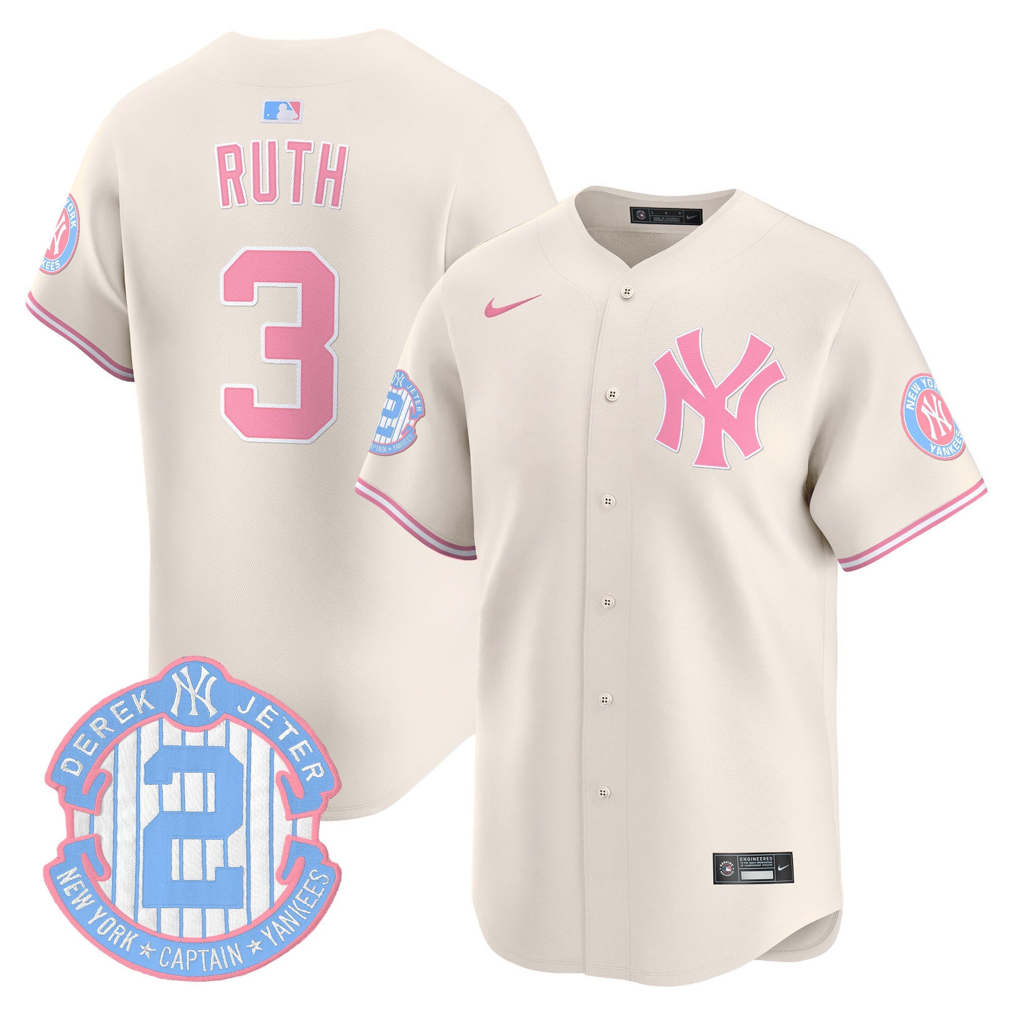 Unisex New York Bubblegum Pink Vapor Premier Limited Jersey