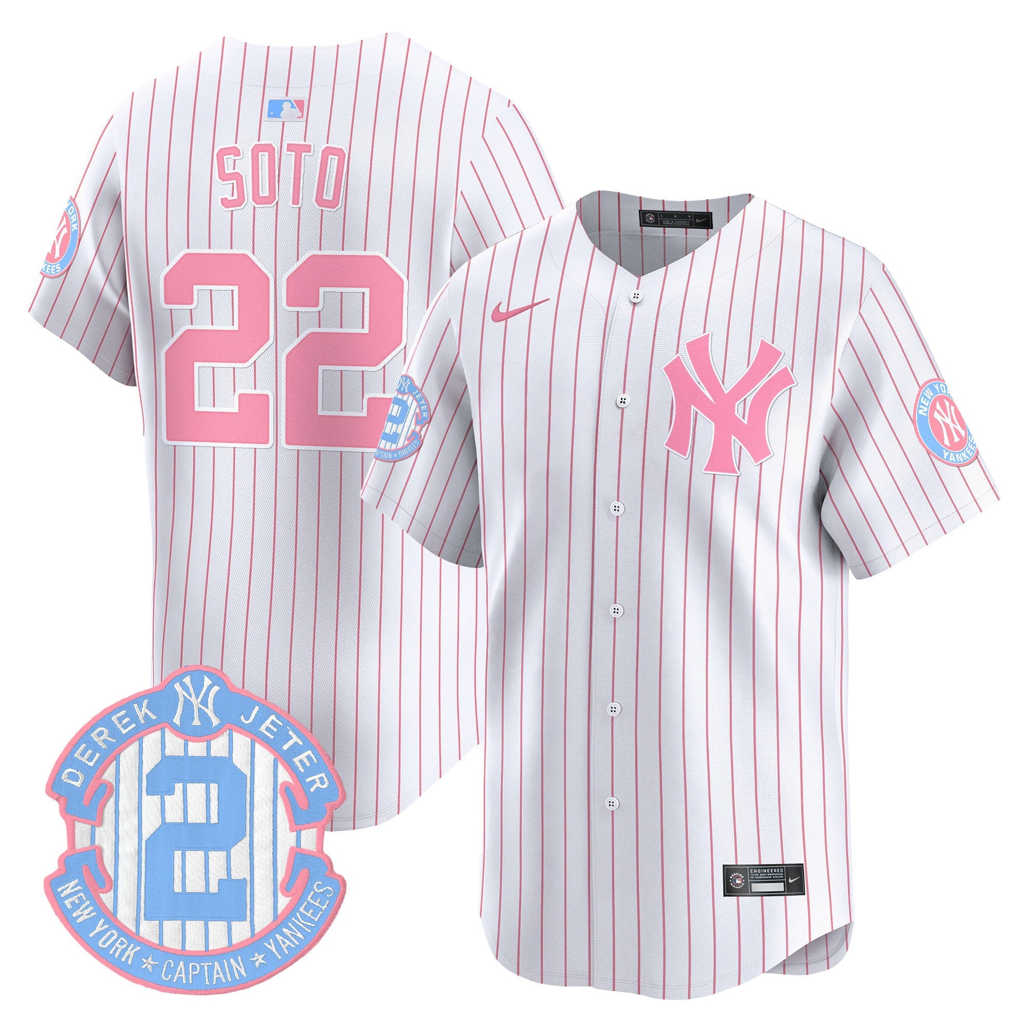 Unisex New York Bubblegum Pink Vapor Premier Limited Jersey