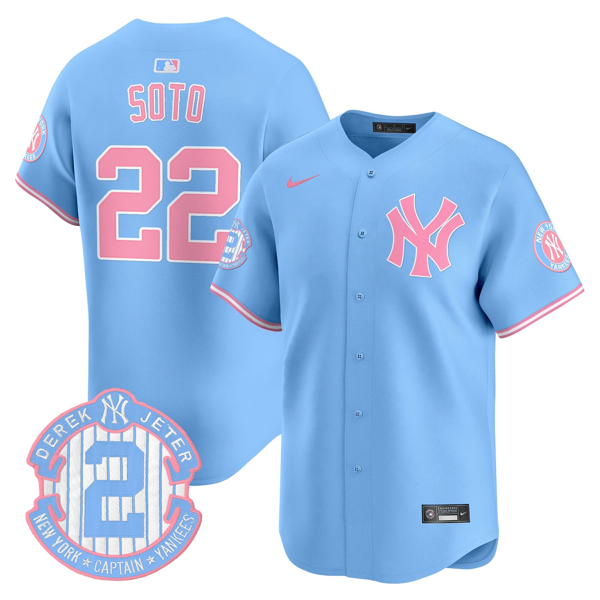 Unisex New York Bubblegum Pink Vapor Premier Limited Jersey