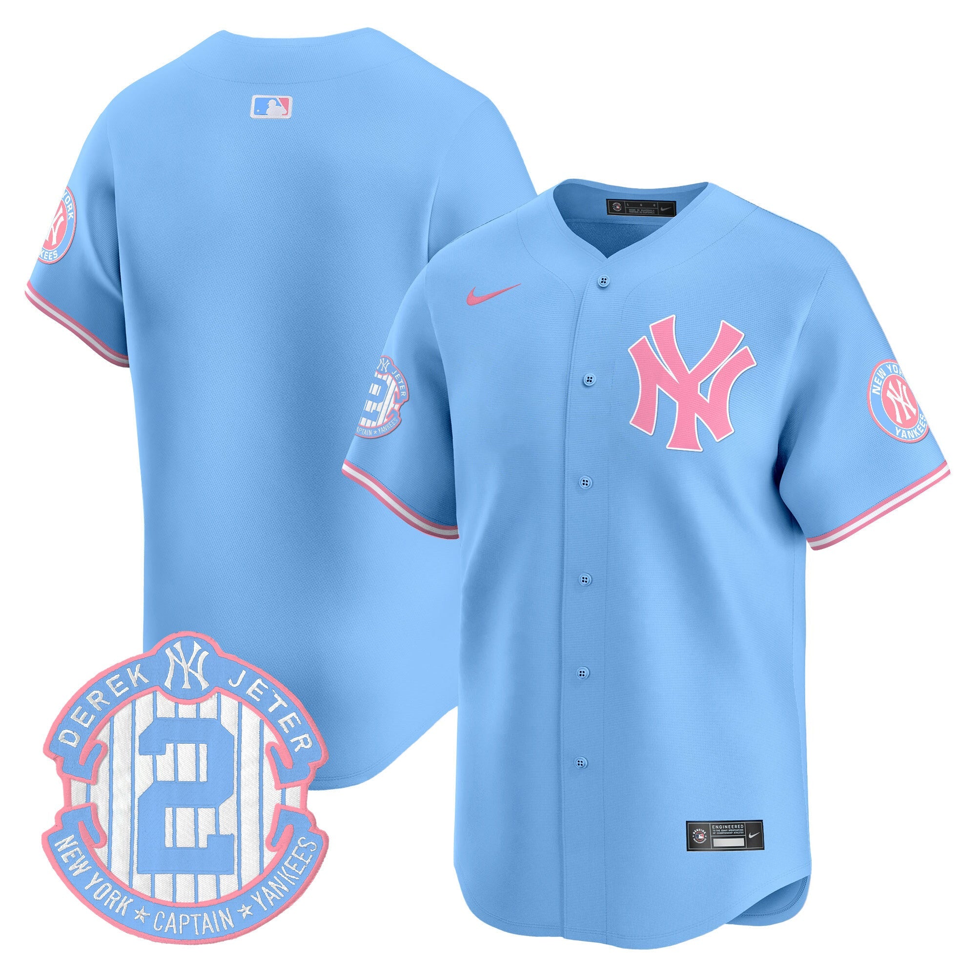 Unisex New York Bubblegum Pink Vapor Premier Limited Jersey
