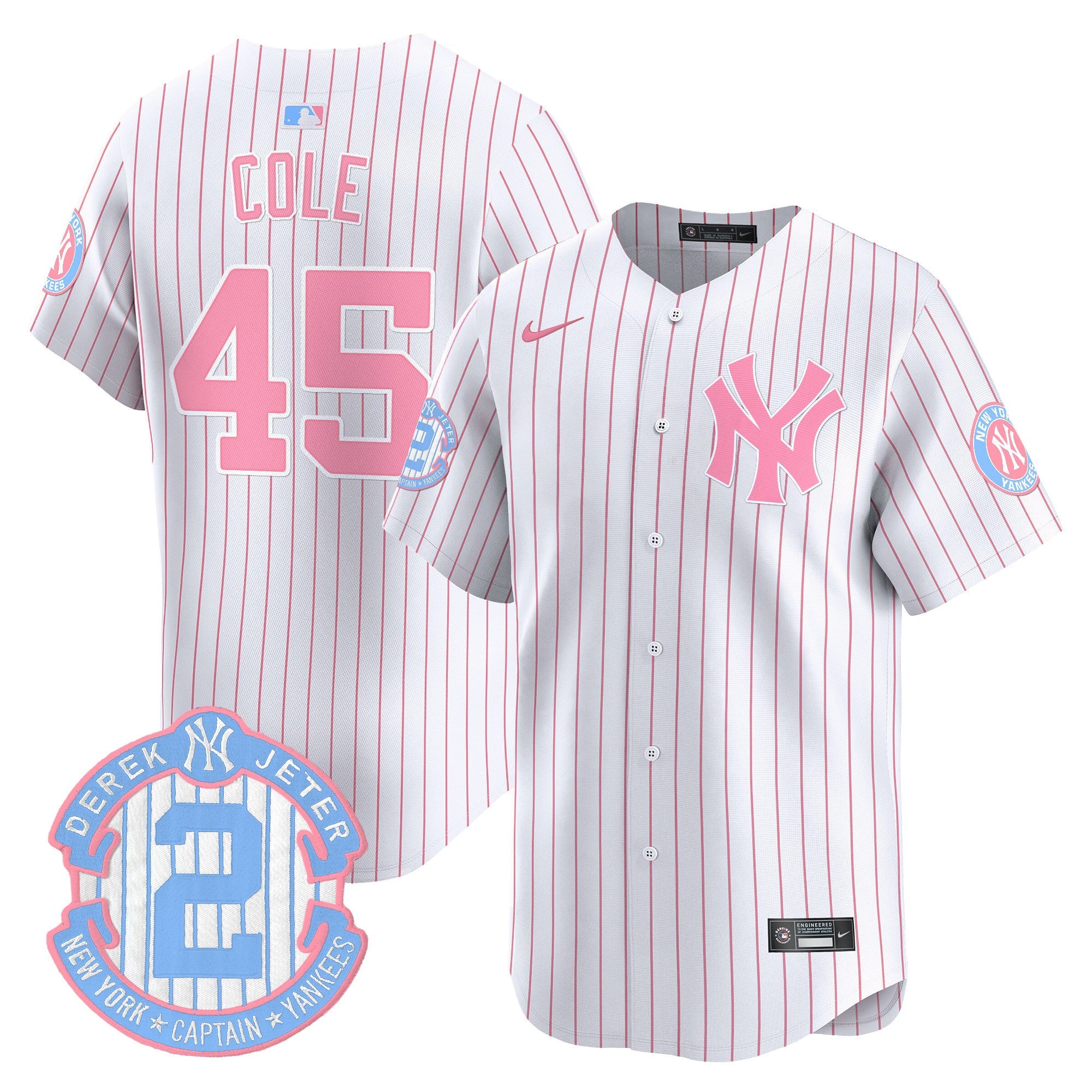 Unisex New York Bubblegum Pink Vapor Premier Limited Jersey
