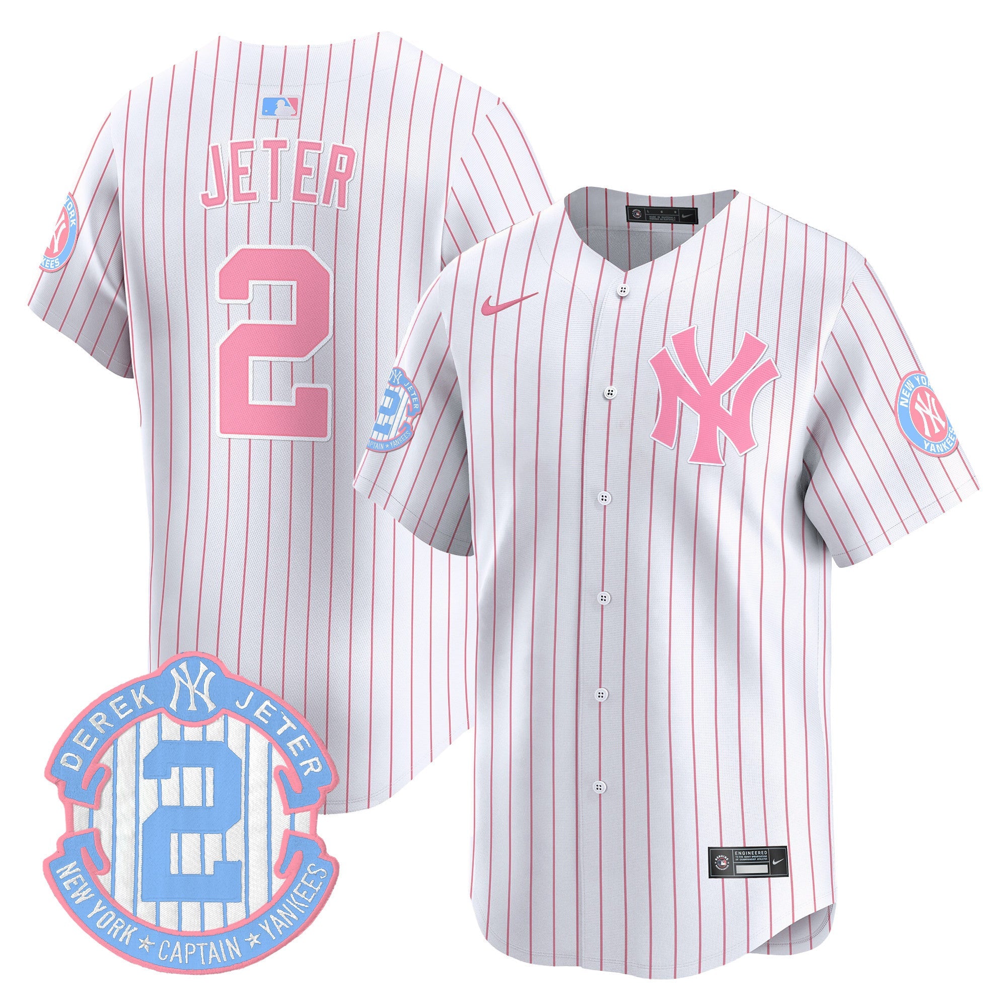Unisex New York Bubblegum Pink Vapor Premier Limited Jersey