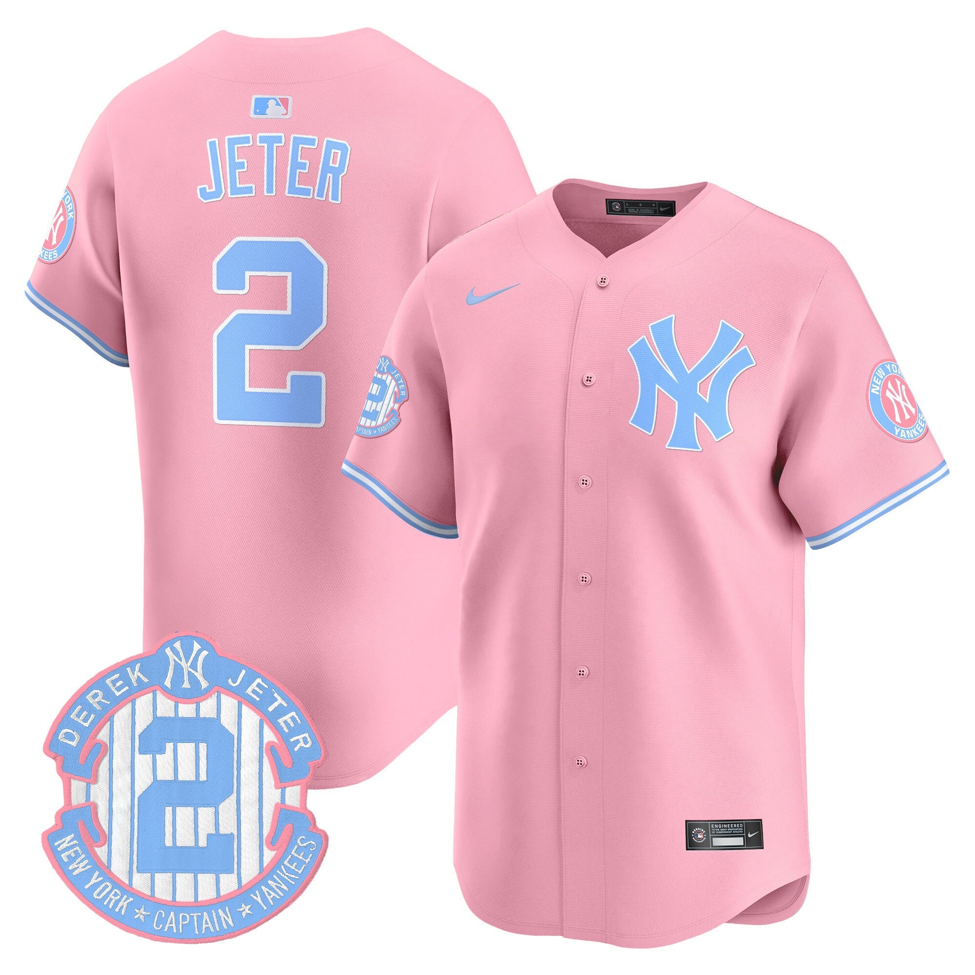 Unisex New York Bubblegum Pink Vapor Premier Limited Jersey