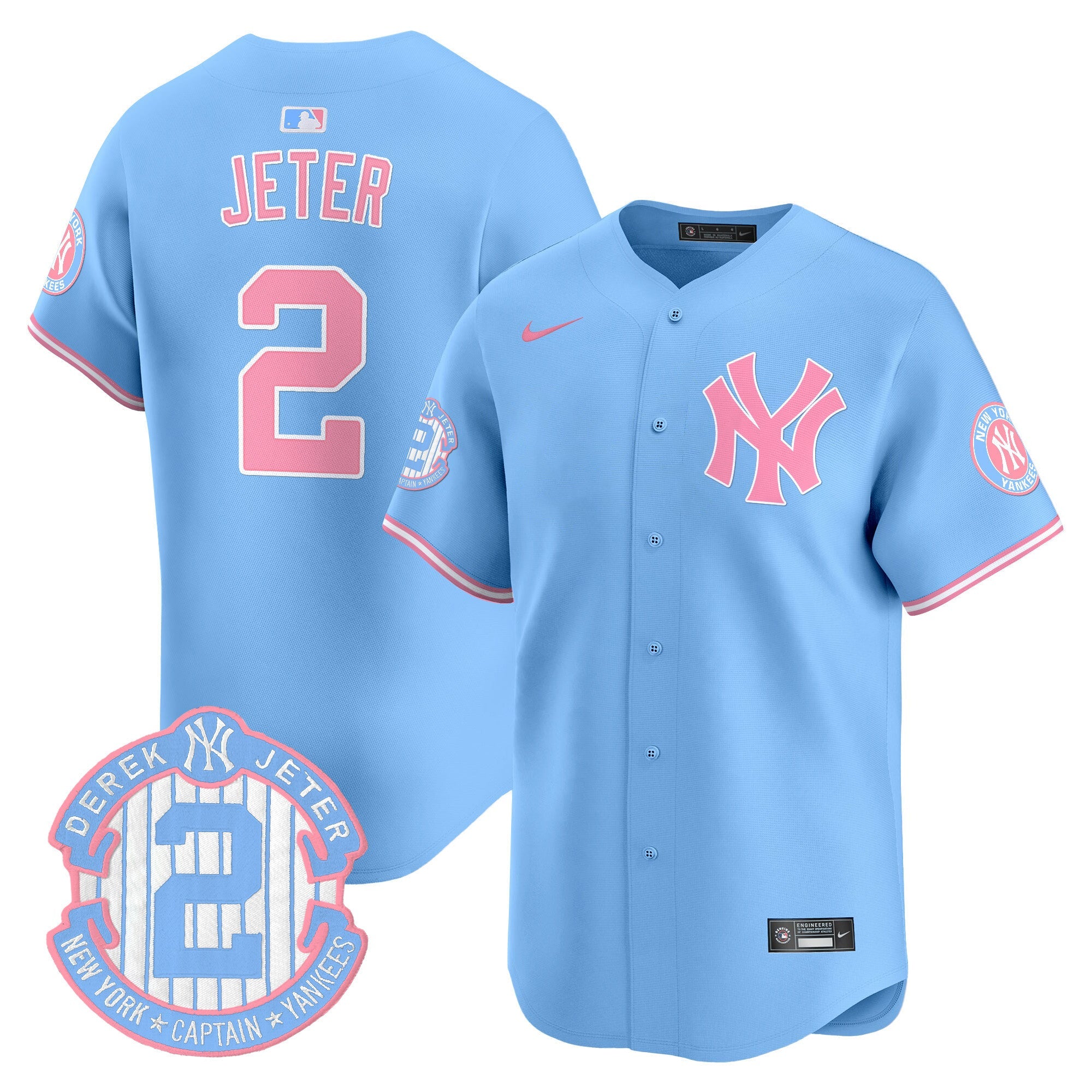 Unisex New York Bubblegum Pink Vapor Premier Limited Jersey