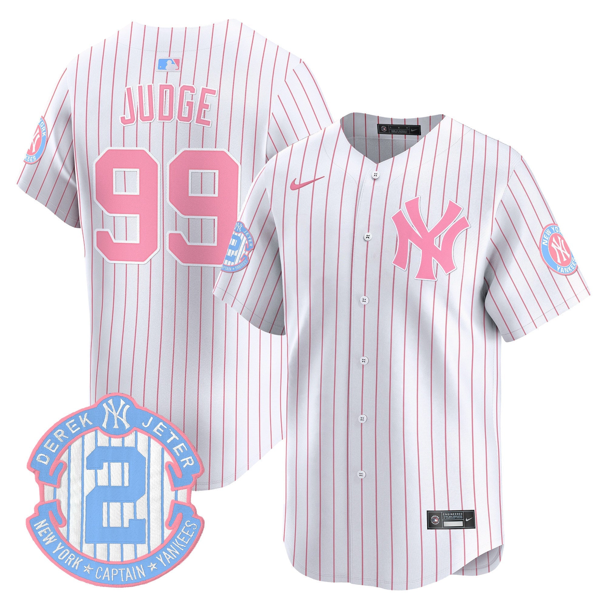 Unisex New York Bubblegum Pink Vapor Premier Limited Jersey