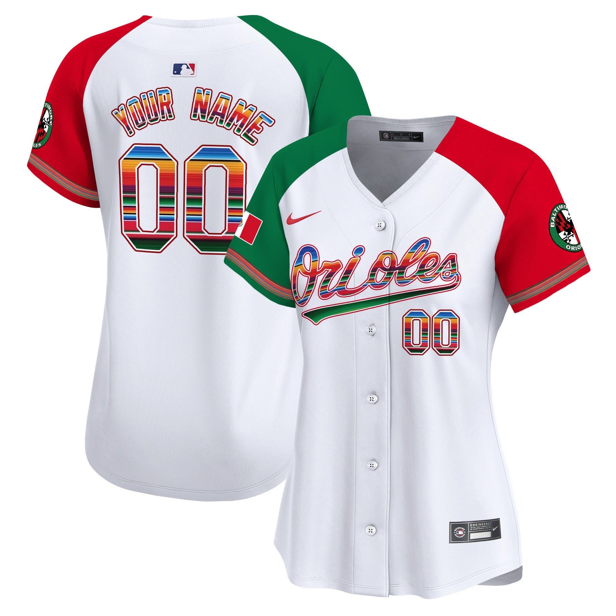 Baltimore Mexico Vapor Premier Limited Custom Jersey