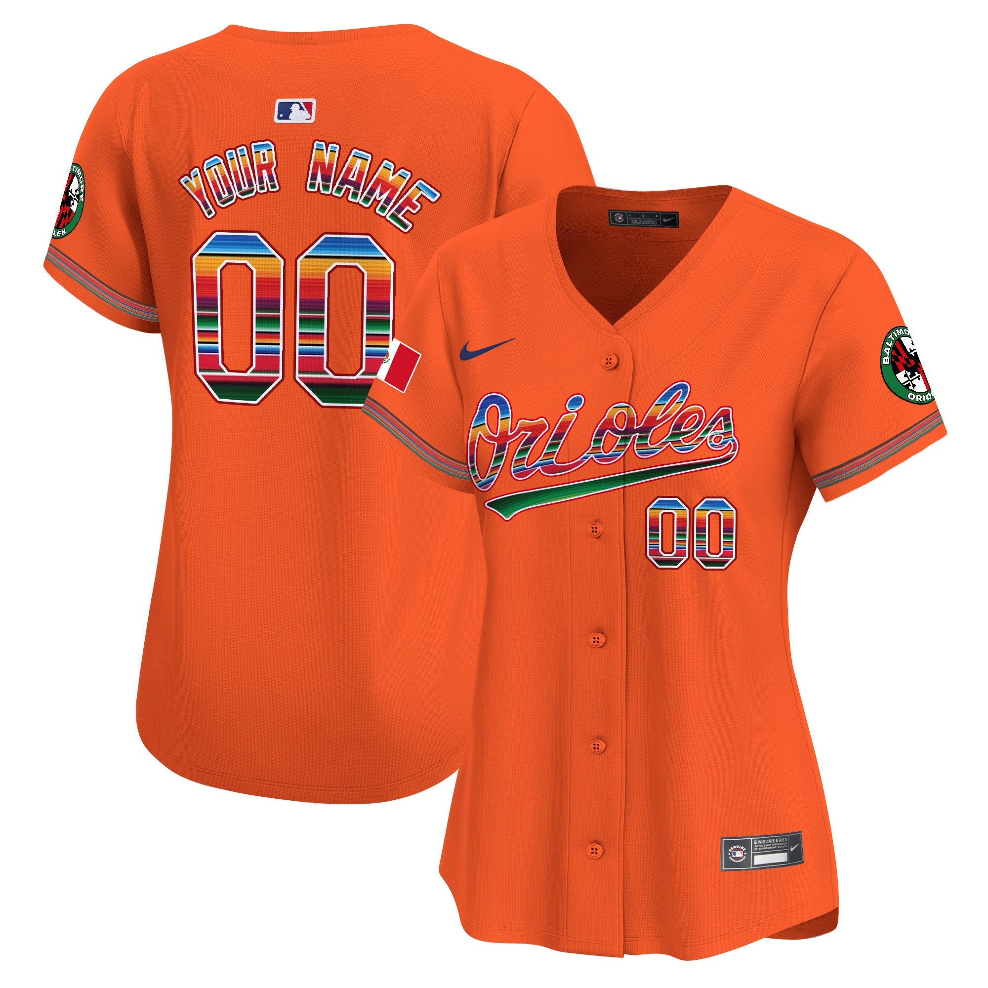 Baltimore Mexico Vapor Premier Limited Custom Jersey