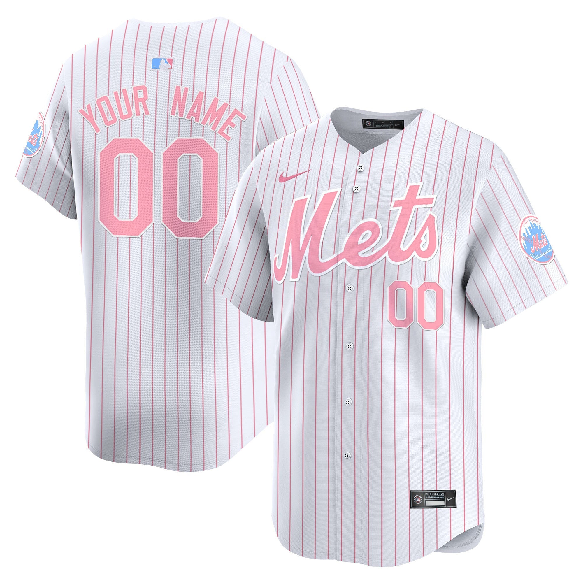 Unisex Bubblegum Pink Vapor Premier Limited Custom Jersey