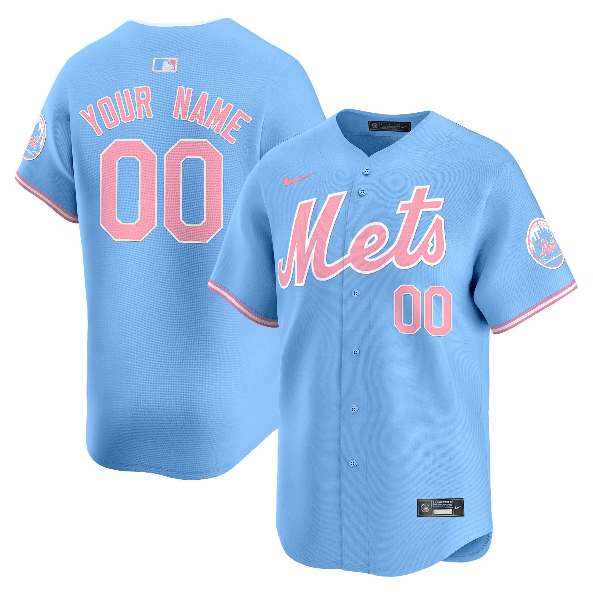 Unisex Bubblegum Pink Vapor Premier Limited Custom Jersey