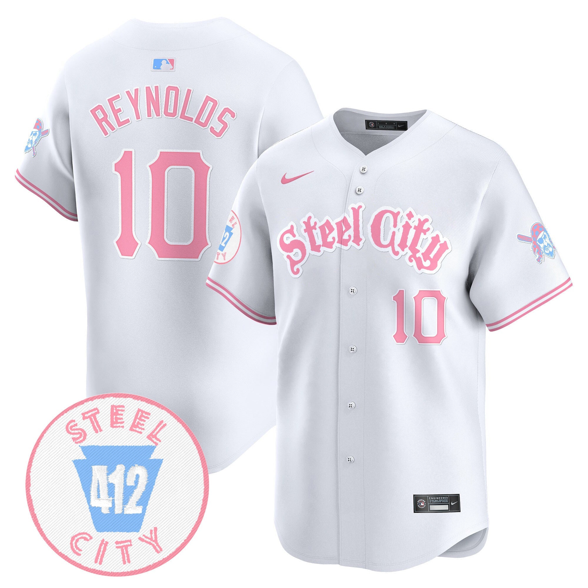 Unisex Pittsburgh Bubblegum Pink Vapor Premier Limited Jersey V2