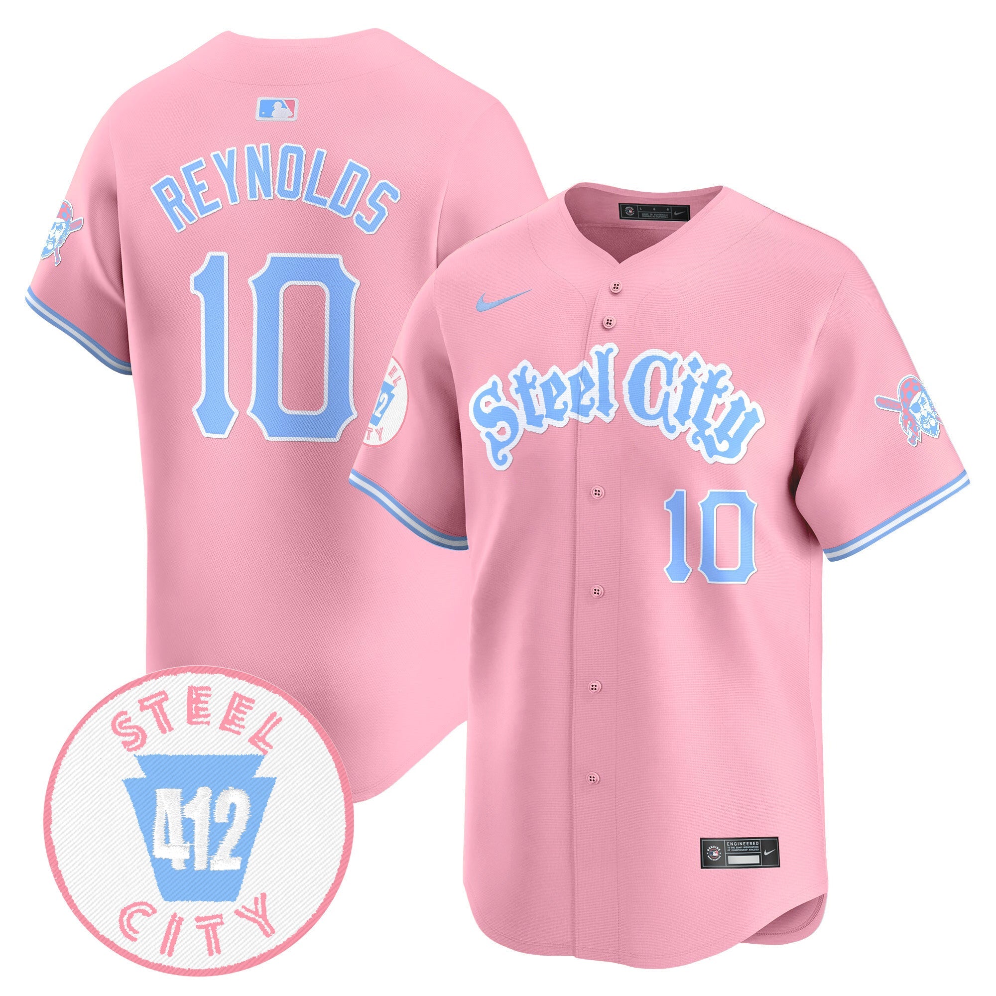Unisex Pittsburgh Bubblegum Pink Vapor Premier Limited Jersey V2