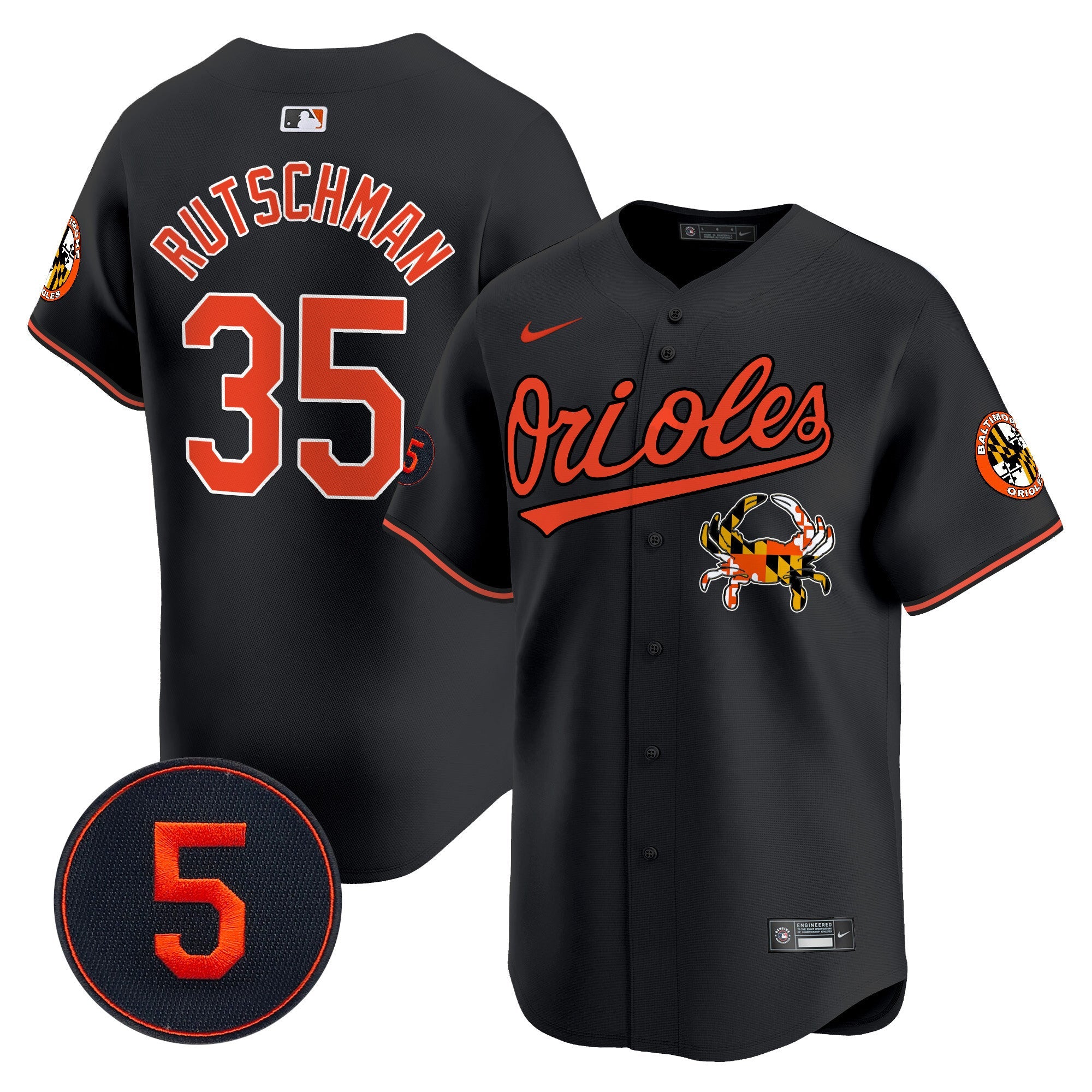 Men’s Baltimore Robinson Patch Vapor Premier Limited Jersey V9