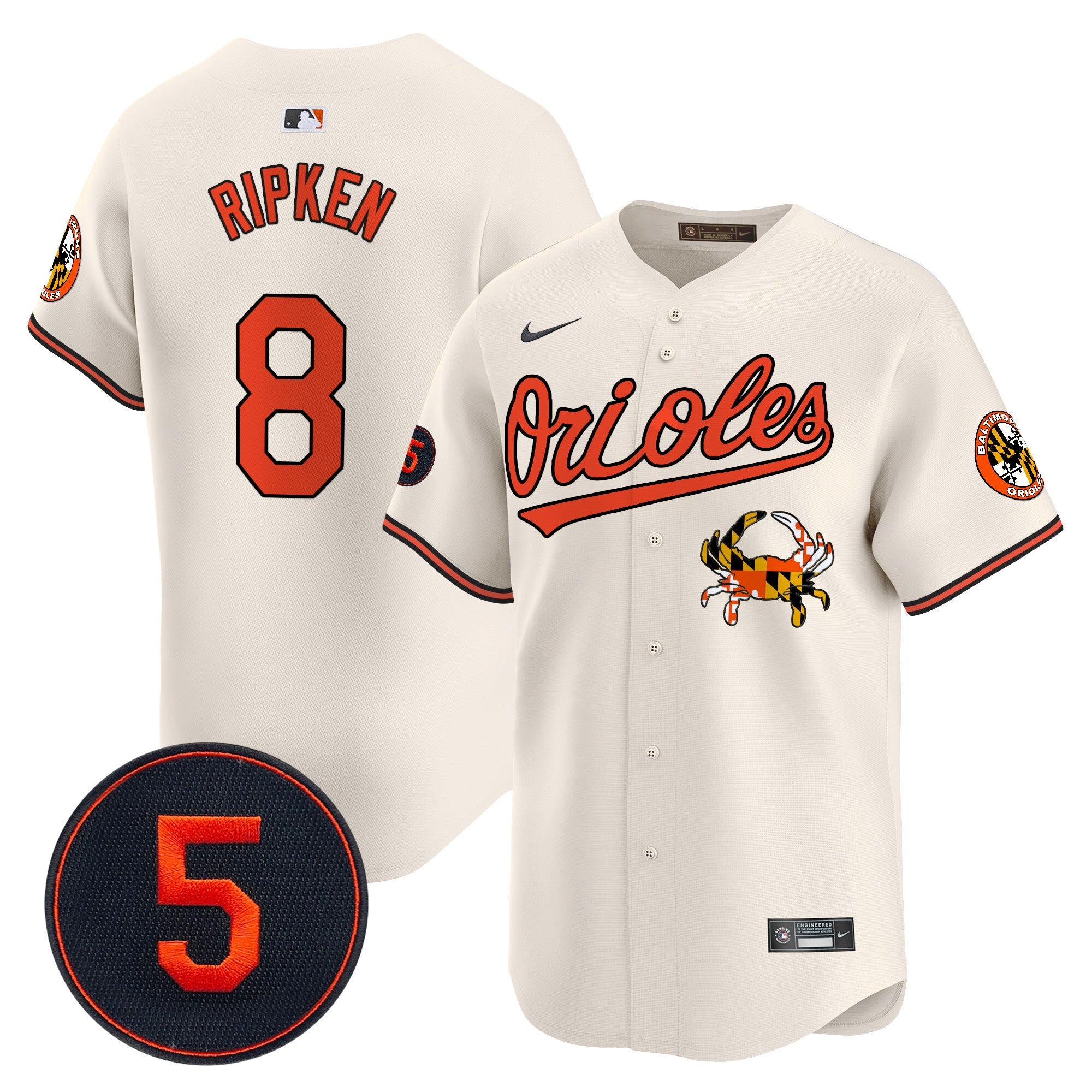 Men’s Baltimore Robinson Patch Vapor Premier Limited Jersey V9