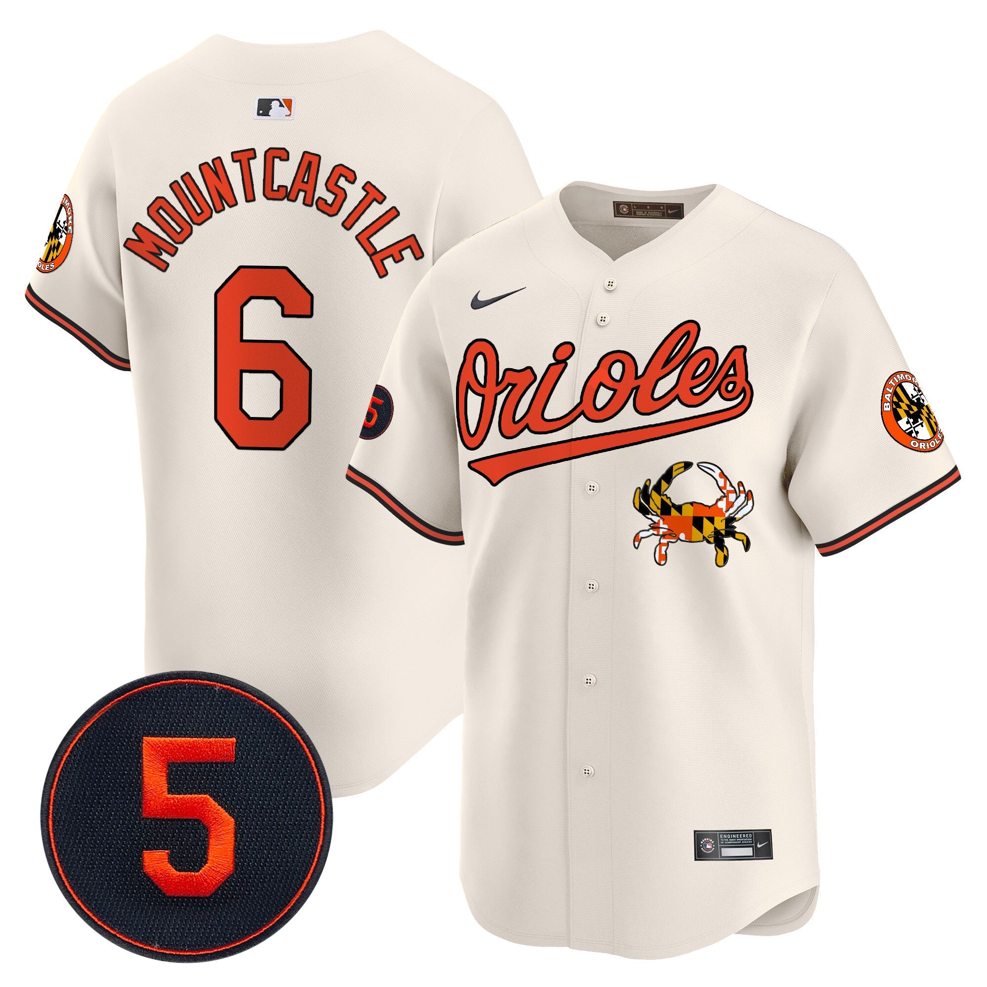 Men’s Baltimore Robinson Patch Vapor Premier Limited Jersey V9