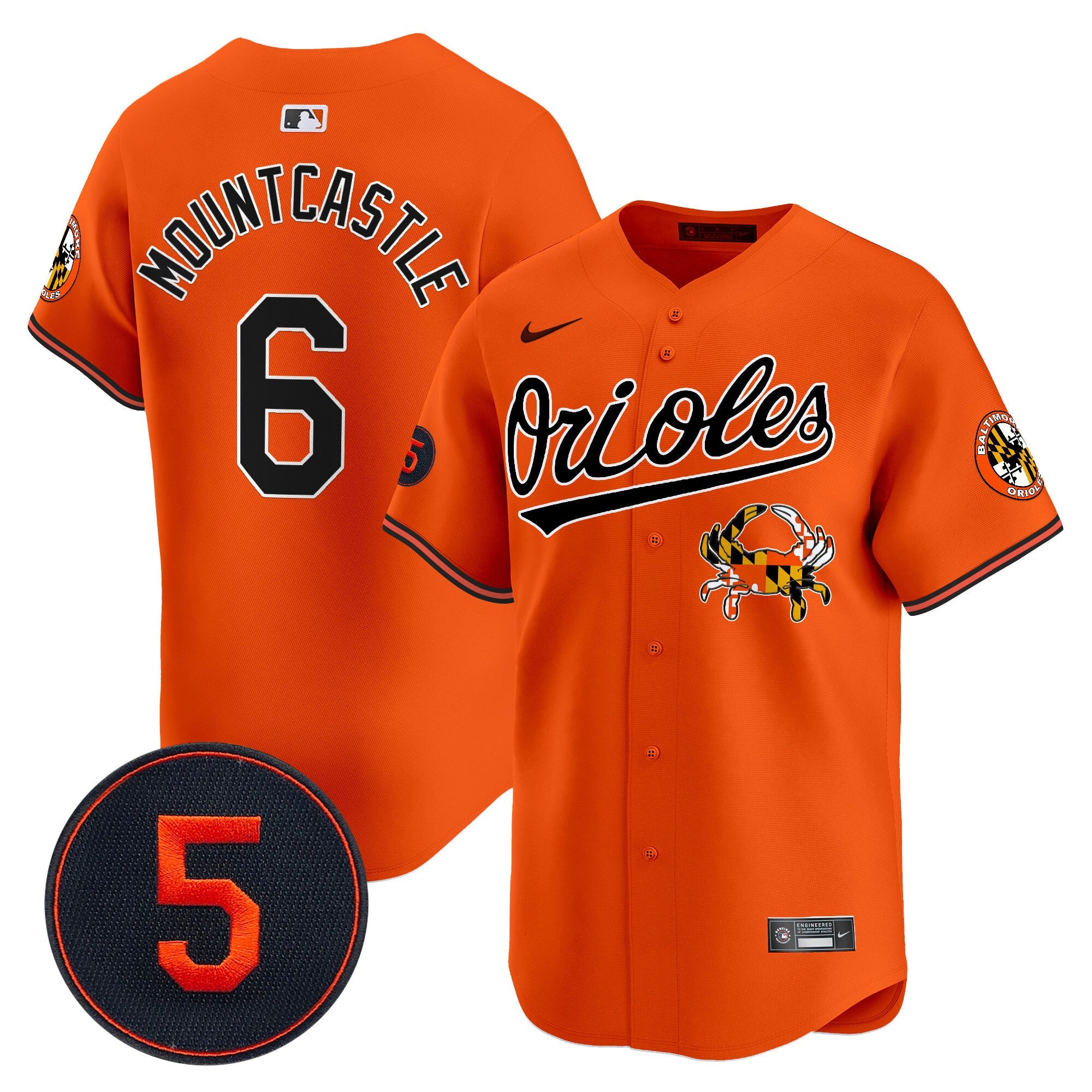 Men’s Baltimore Robinson Patch Vapor Premier Limited Jersey V9